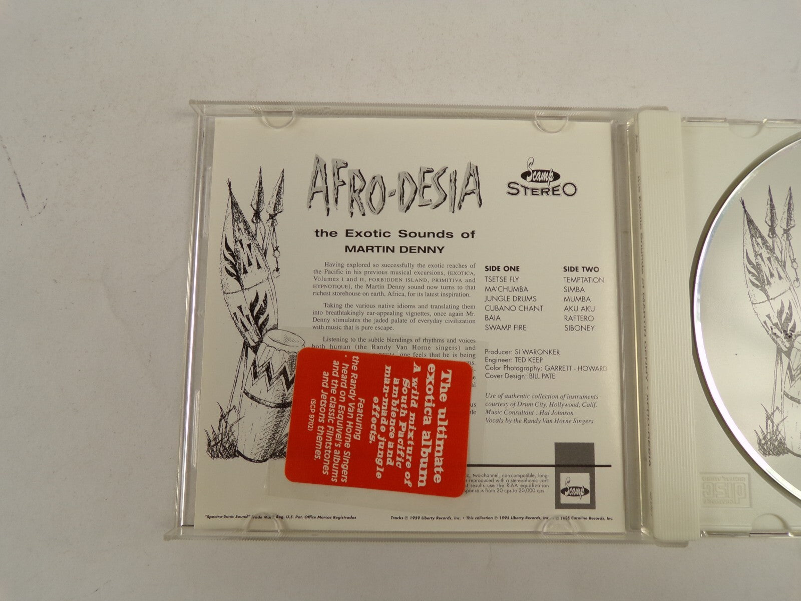 Afro Desia The Exotic Sounds Of Martin Denny Swamp Fire Baja Mumba CD#48