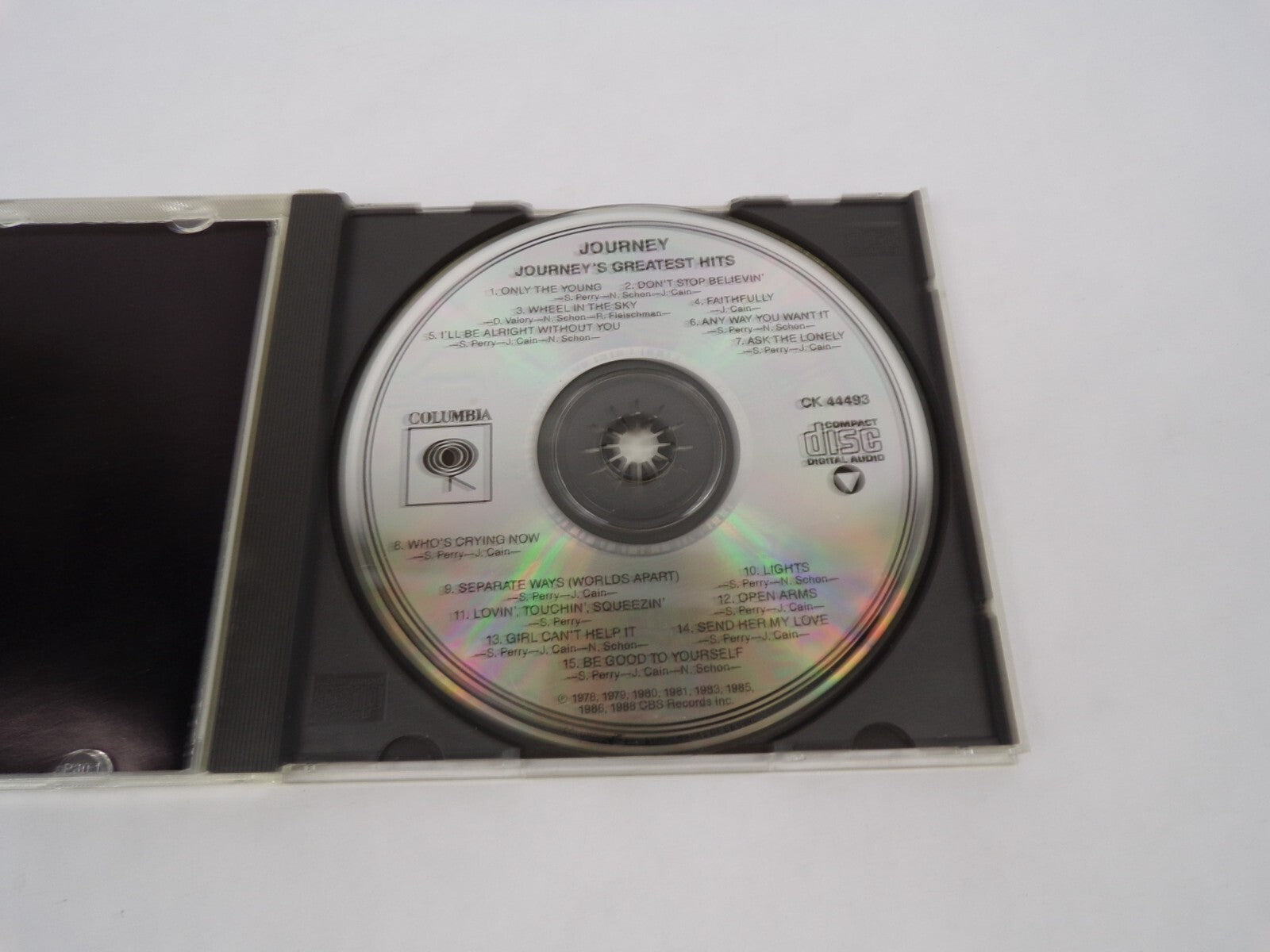 Journey-Greatest Hits Only The Young Don't Stop Believin' Wheel In The Sky CD#63