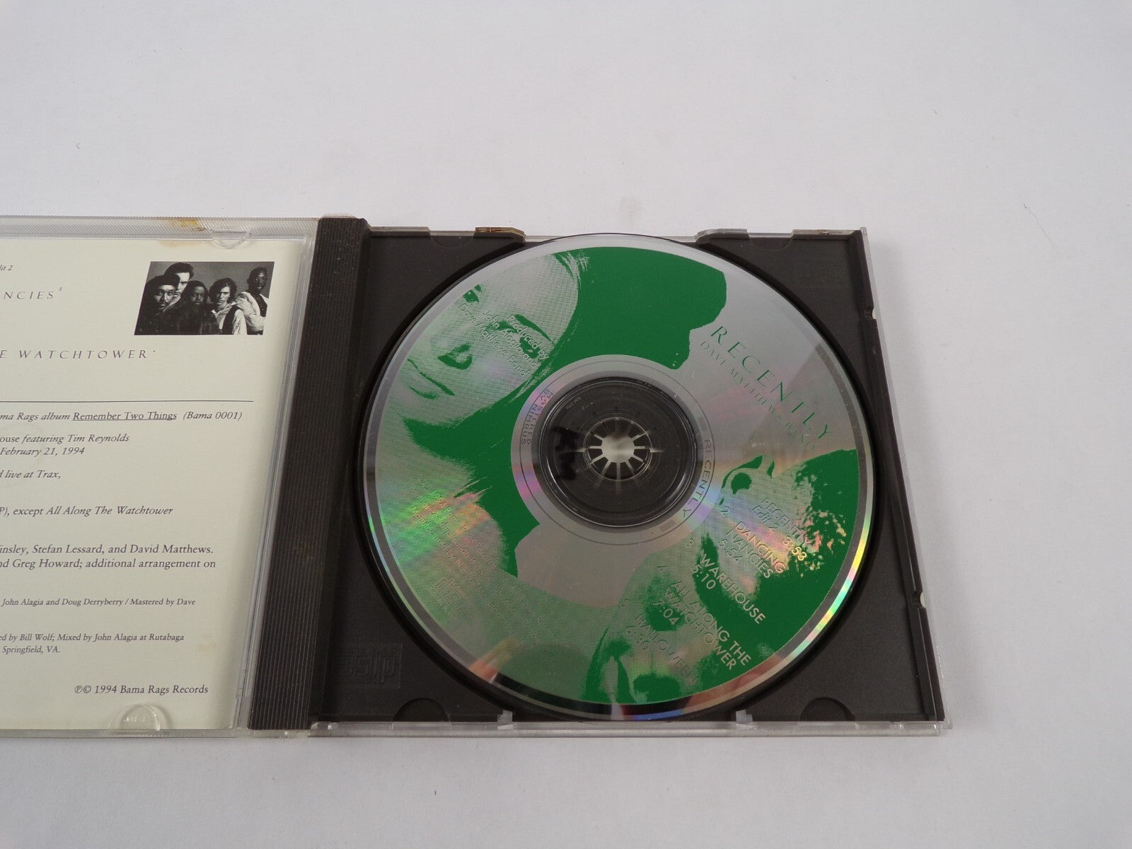 Recintly Dave Matthews Band Recently Dancing Nancies Warehose Along The CD#59