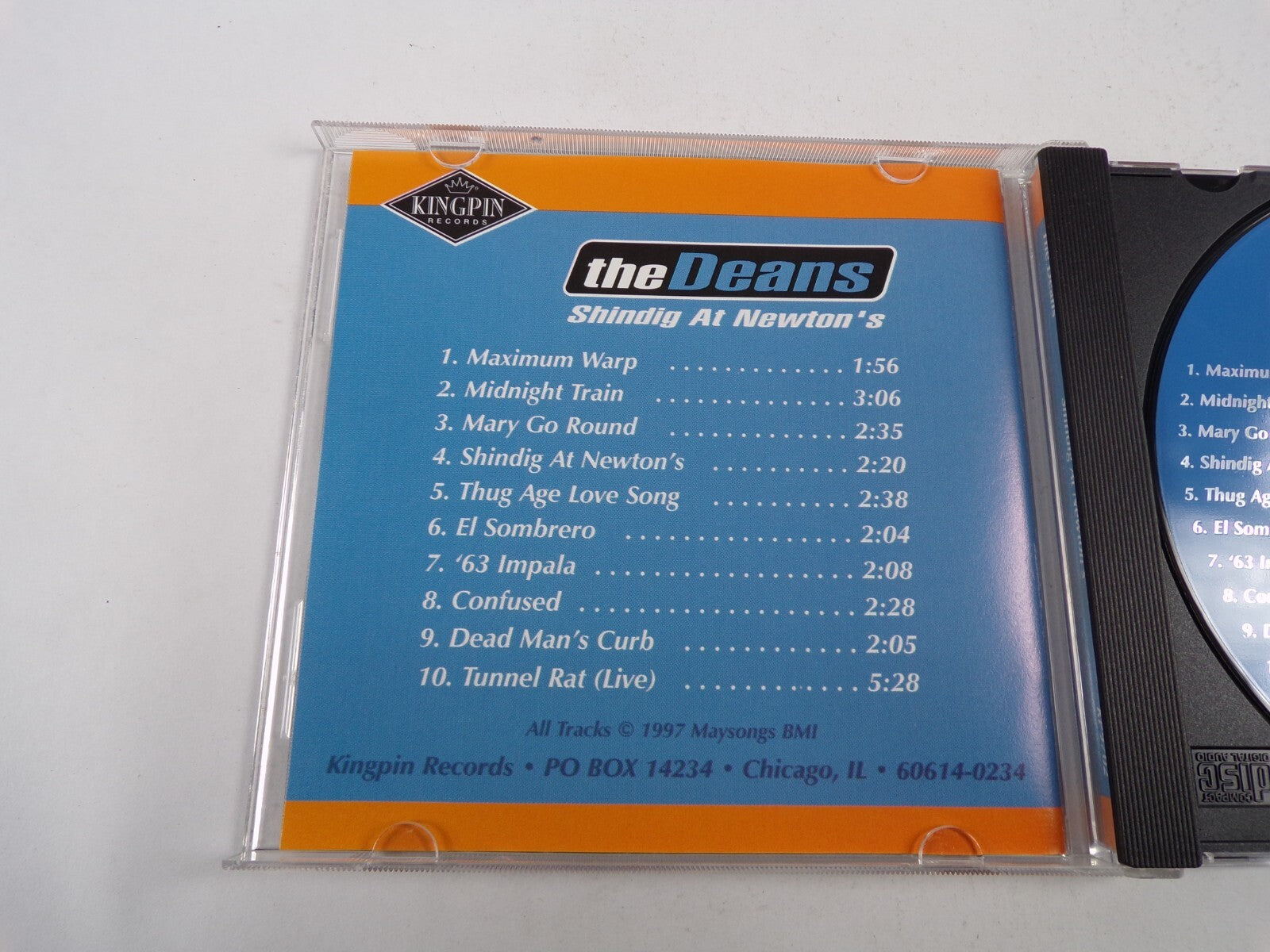 The Deans Shindig At Newtons Maximum Warp Mary Go Round Dead Man's Curb CD#3
