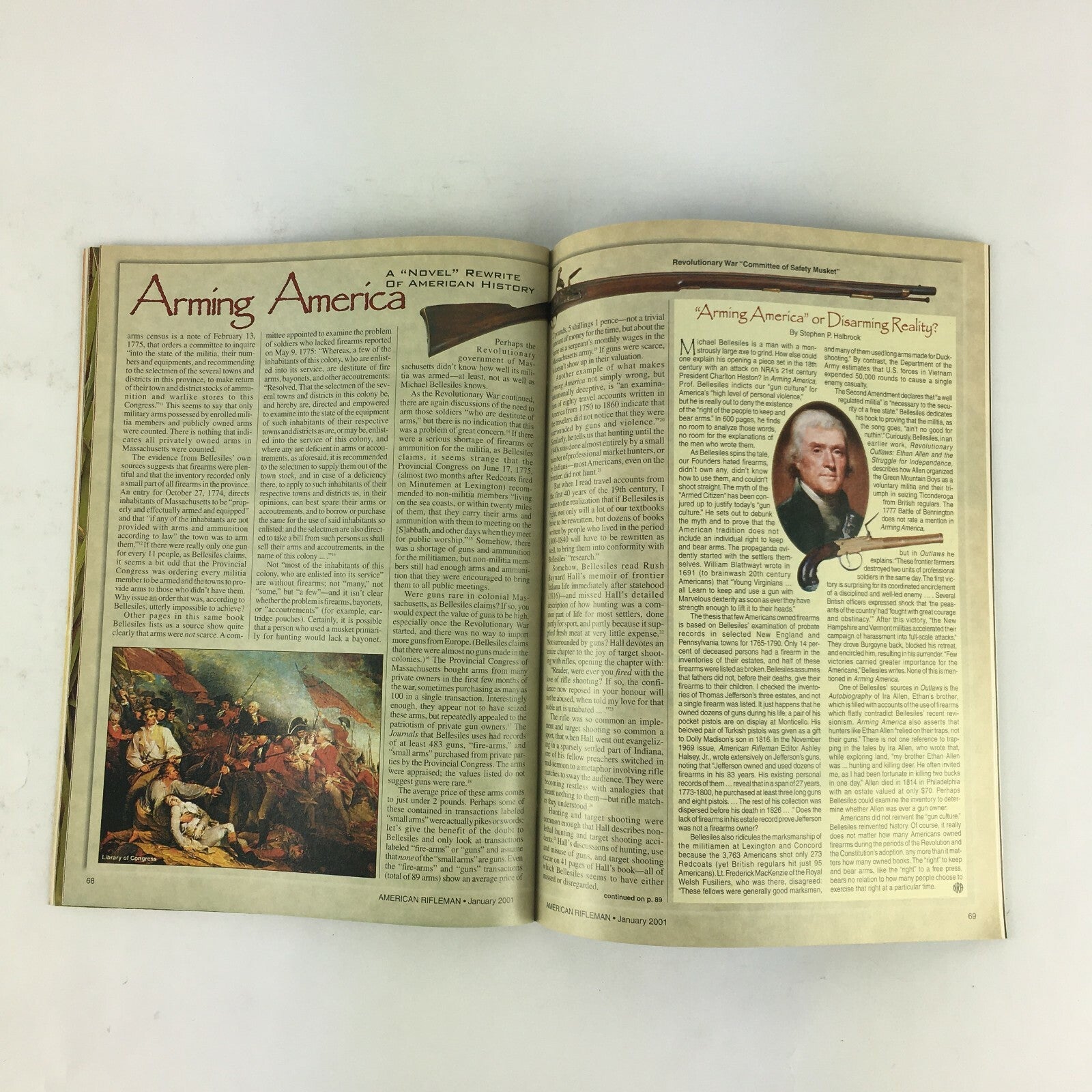 January 2001 American Rifleman Magazine Win Guns! Hunts! Cash! Cabela's..
