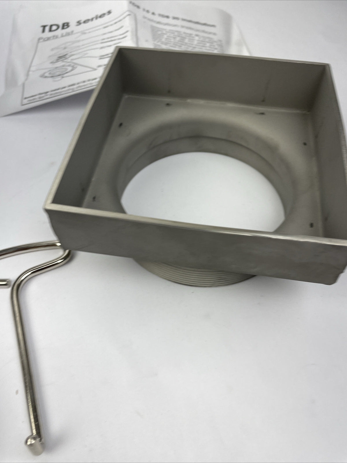 OEM ID Infinity Drain TDB 15 Kit w/PVC Bonded Flange Drain Body - LOOK