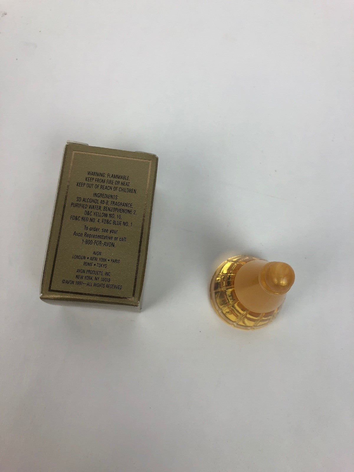RARE Vintage AVON STARRING Parfum Miniature .13 FL OZ NOS Purse Travel