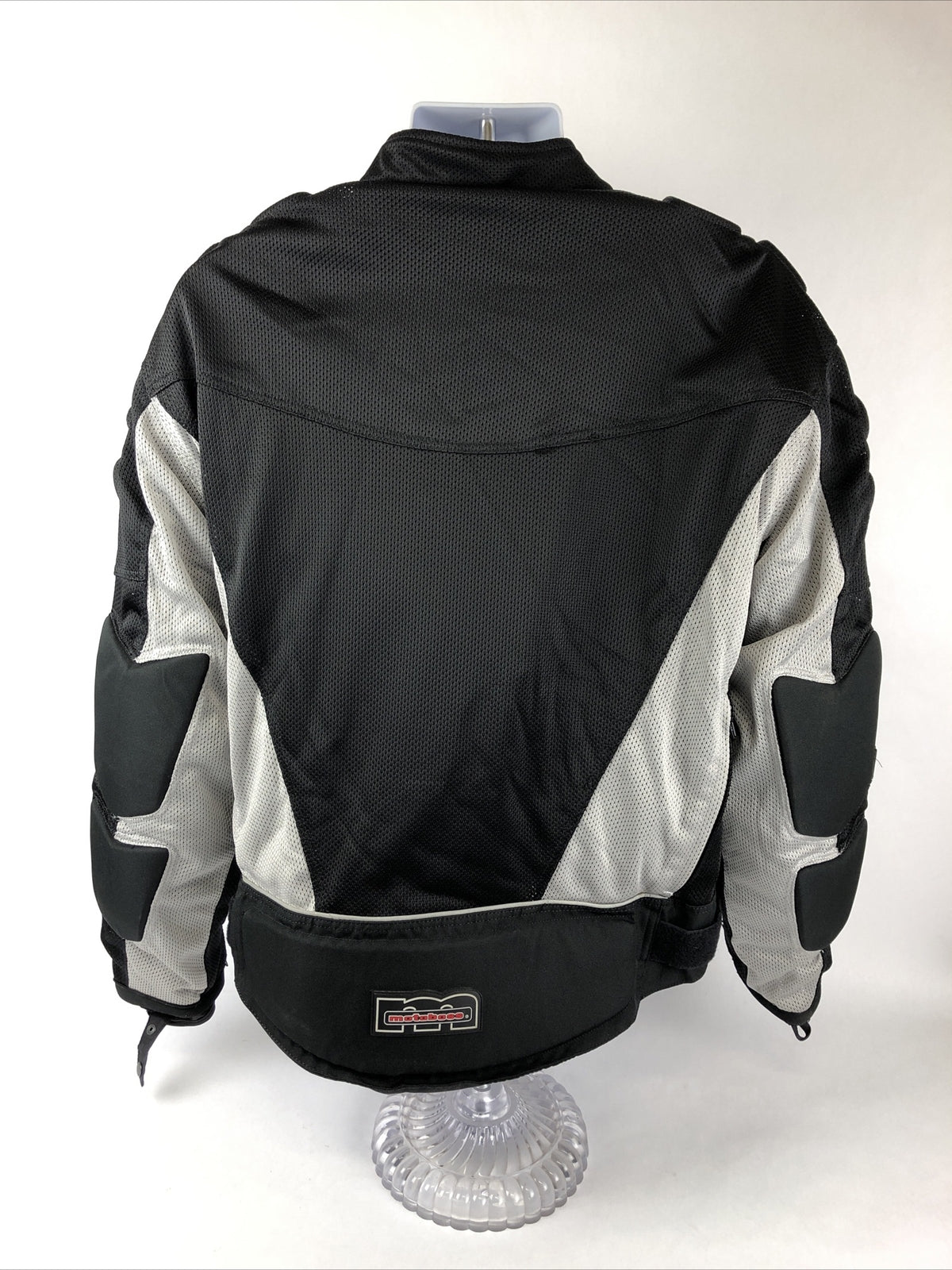 L ~ Motoboss Motorcycle Jacket Padded Protection Armored Removable Lining Mesh