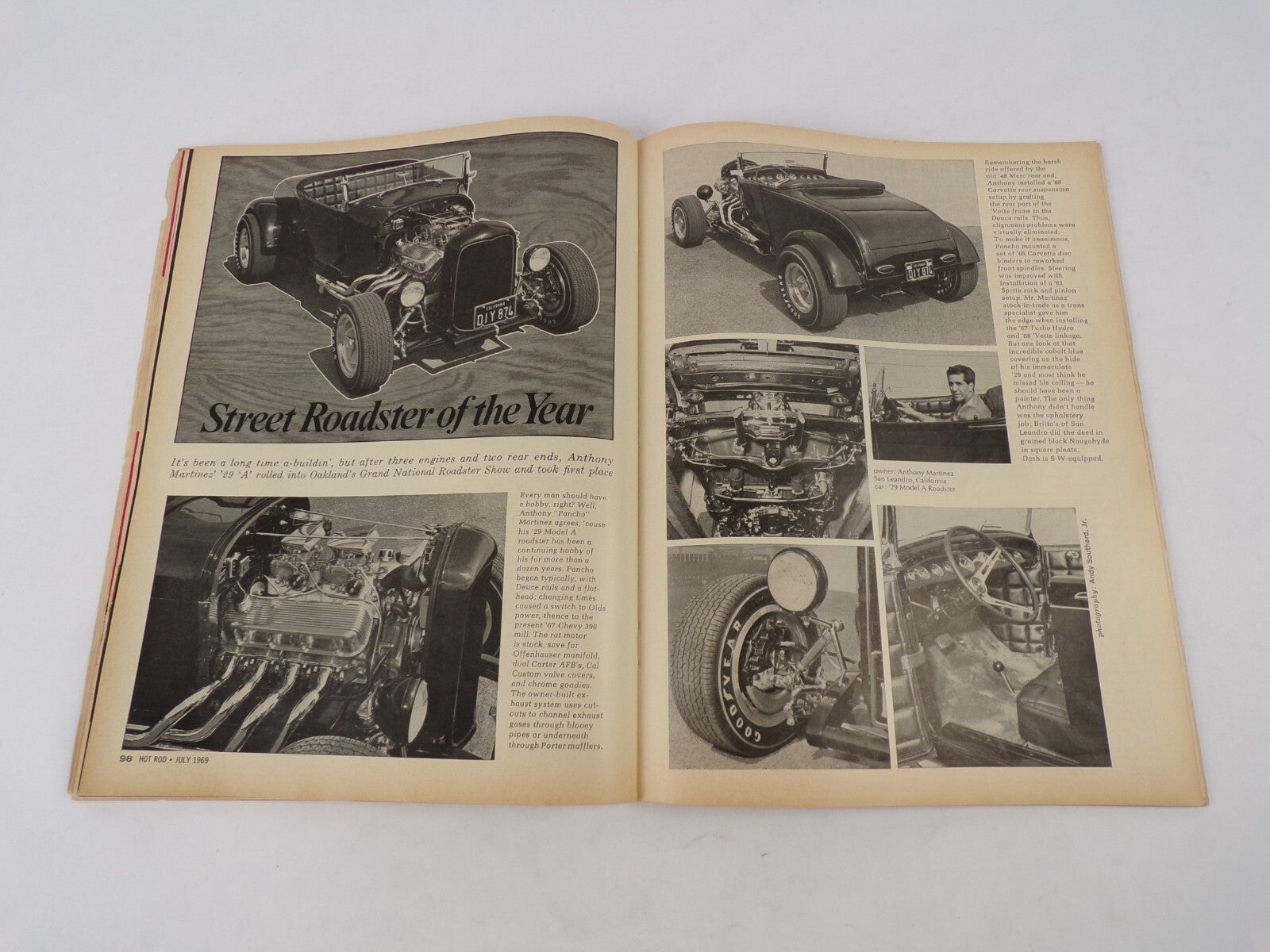 September 1971 Hot Rod Magazine The Syndicate Sound Off With The Blue Swinger
