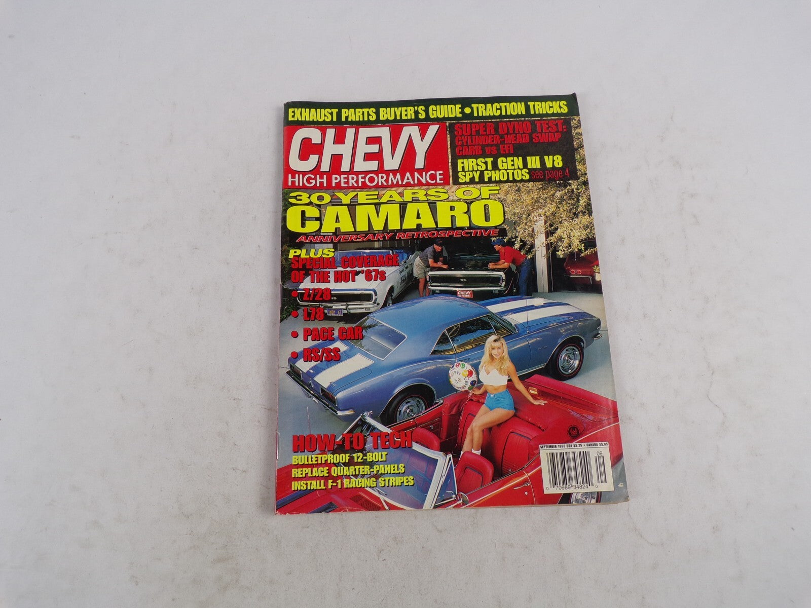 September 1996 Chevy High Performance 30 Years Of Camaro Exhaust Parts Buyer's