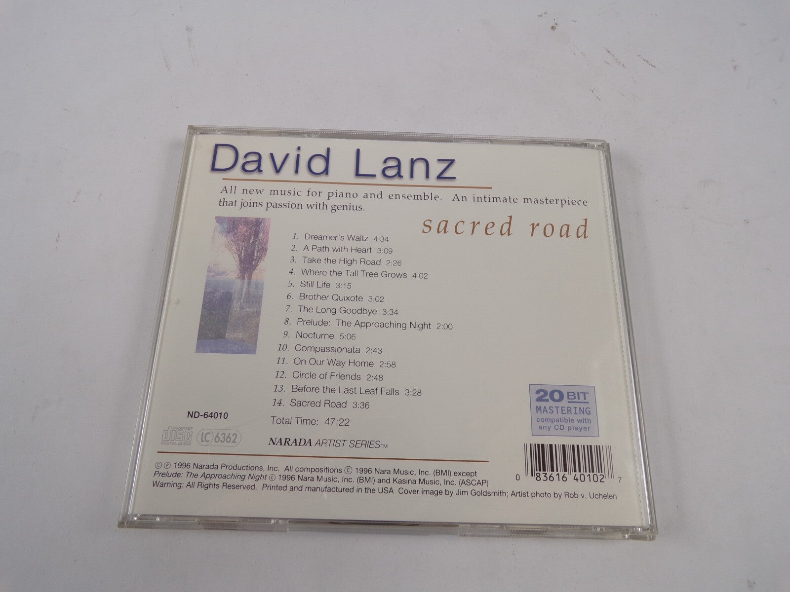 Sacred Road David Lanz Narada CD#61