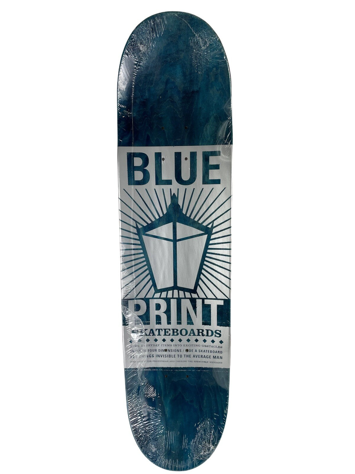 BLUEPRINT skateboards deck 8.25” RARE quality Paul Shier Mightier than swords 