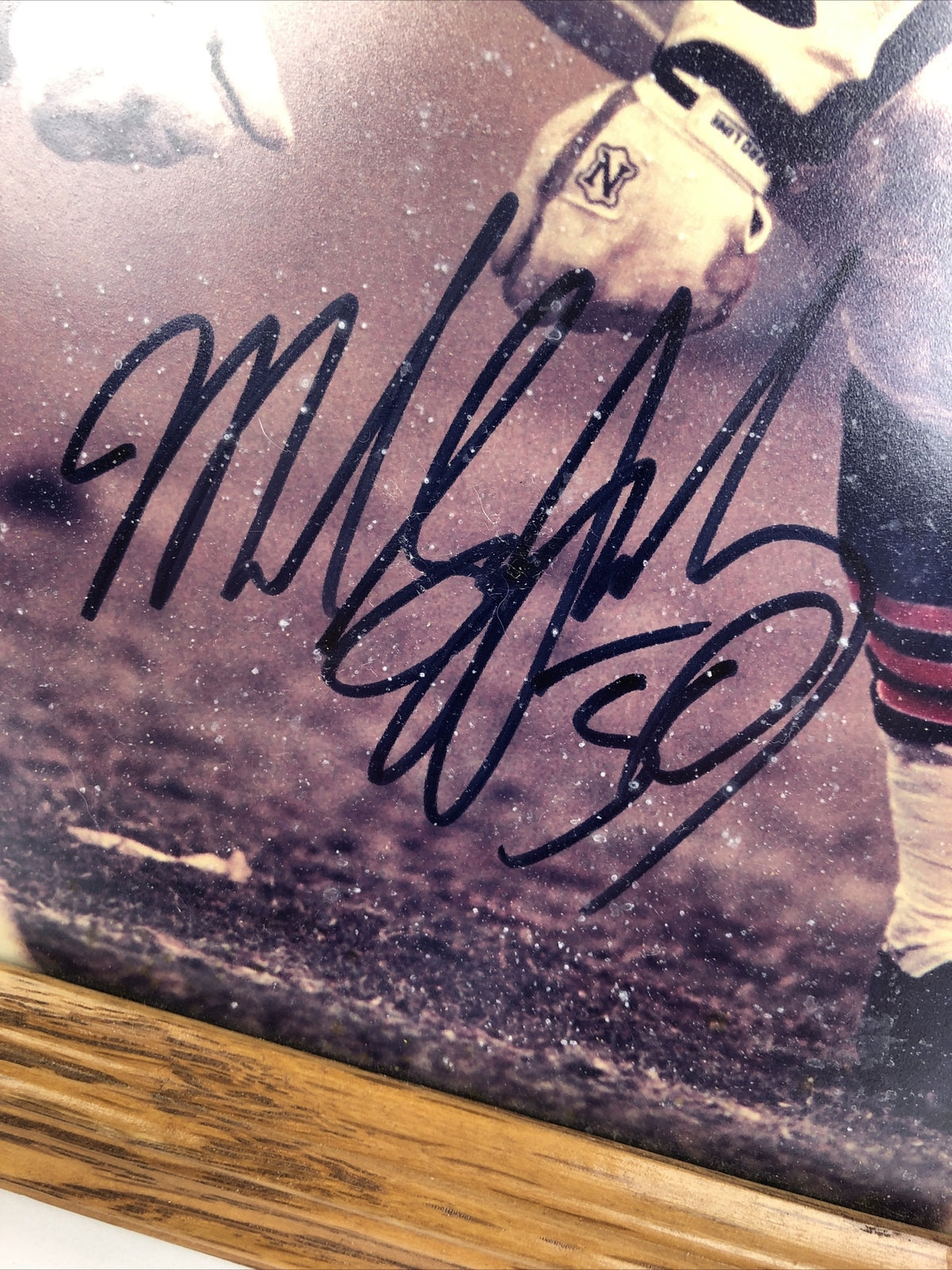 Mike Singletary Autographed Chicago Bears Signed NFL “HOF 98” 8" x 10" Picture