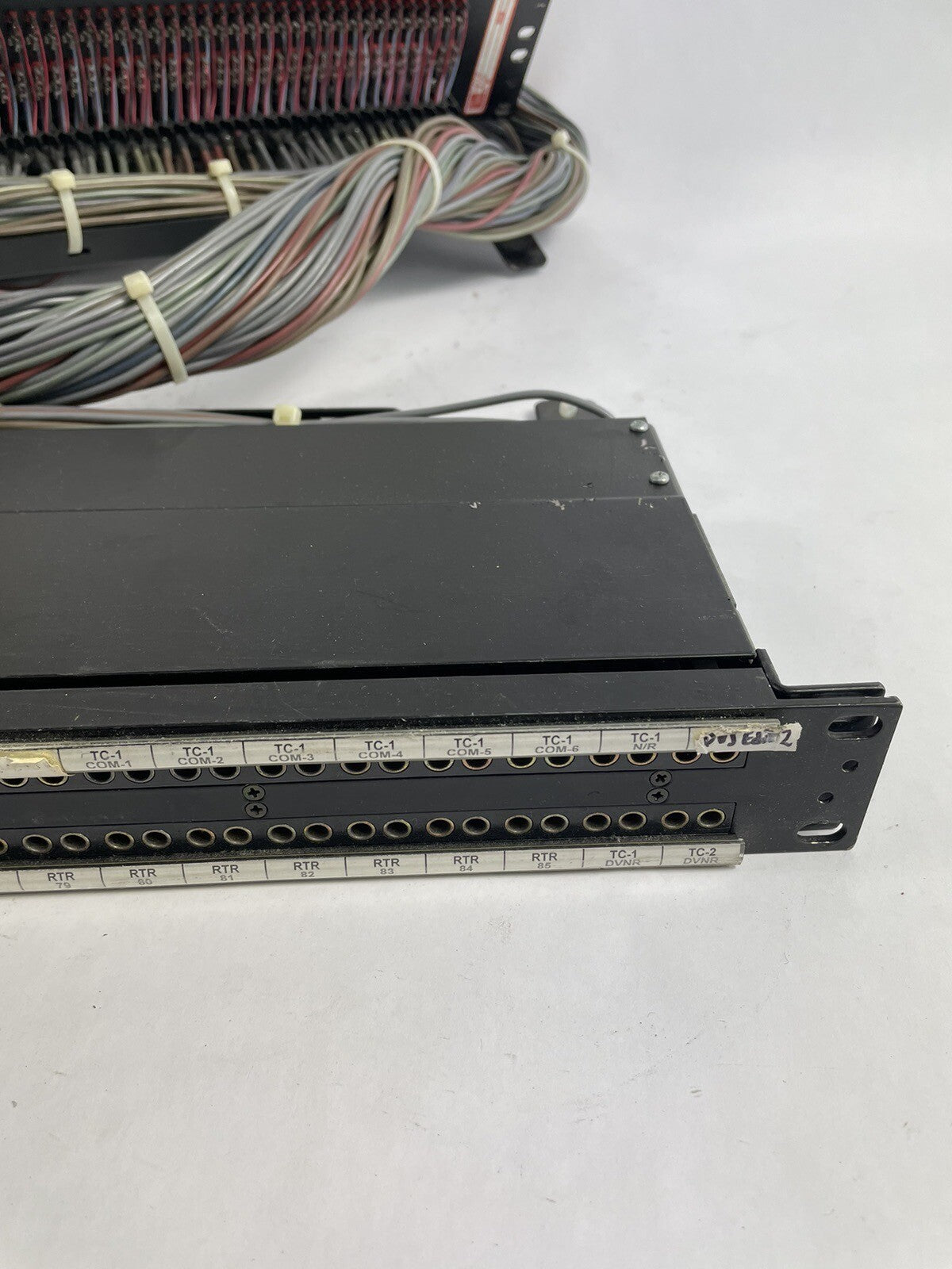 Bantam TT ADC 96 patchbay connected  to ADC UP-96NMKII  PPC RACKMOUNT PATCHBAY 2