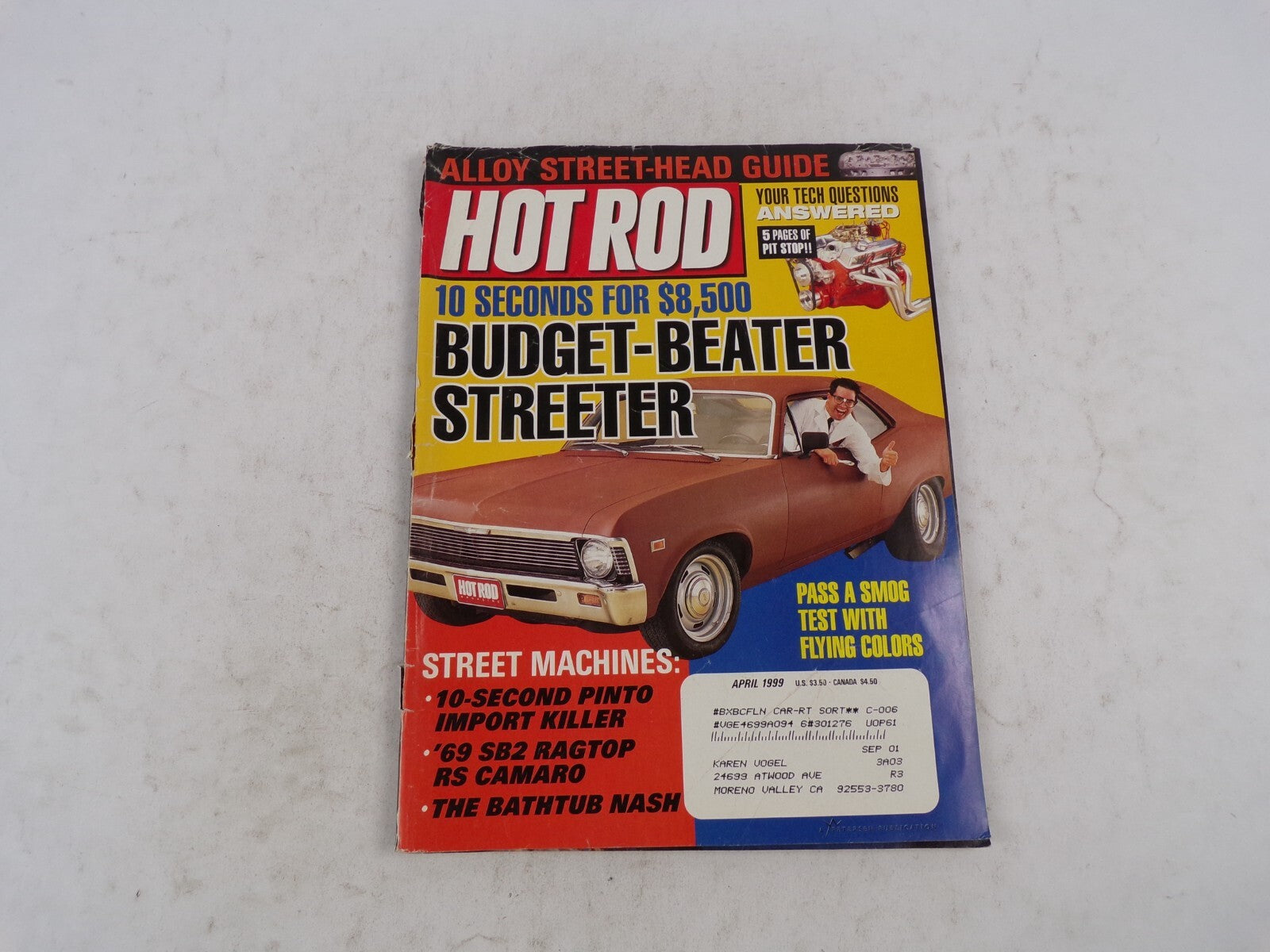April 1999 Hot Rod Budget-Beater Streeter Alloy Street-Head Guide Your Tech Ques