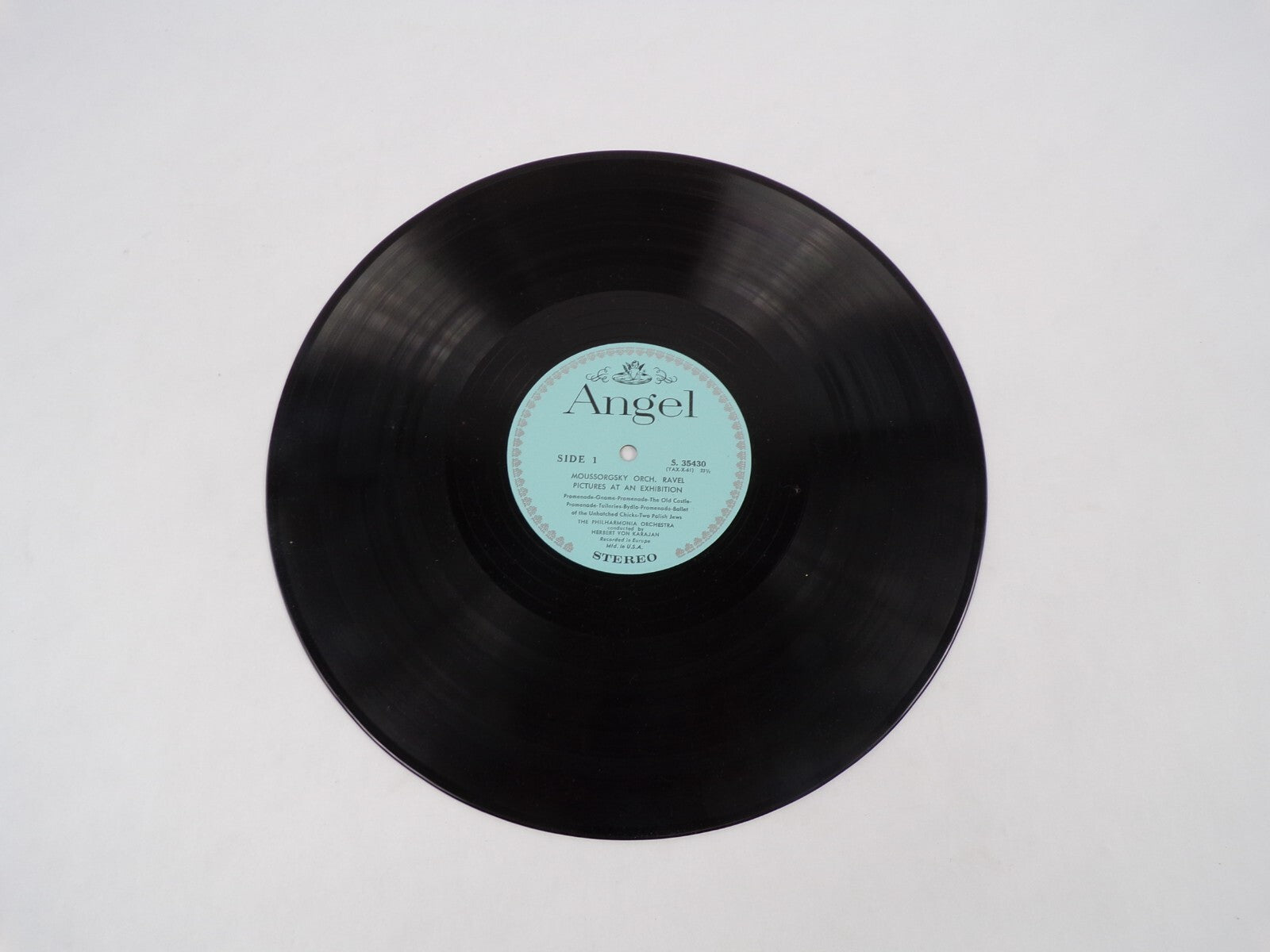Moussorgsky Ravel Pictures At An Exhibition Herbert Von Karajan Vinyl Record
