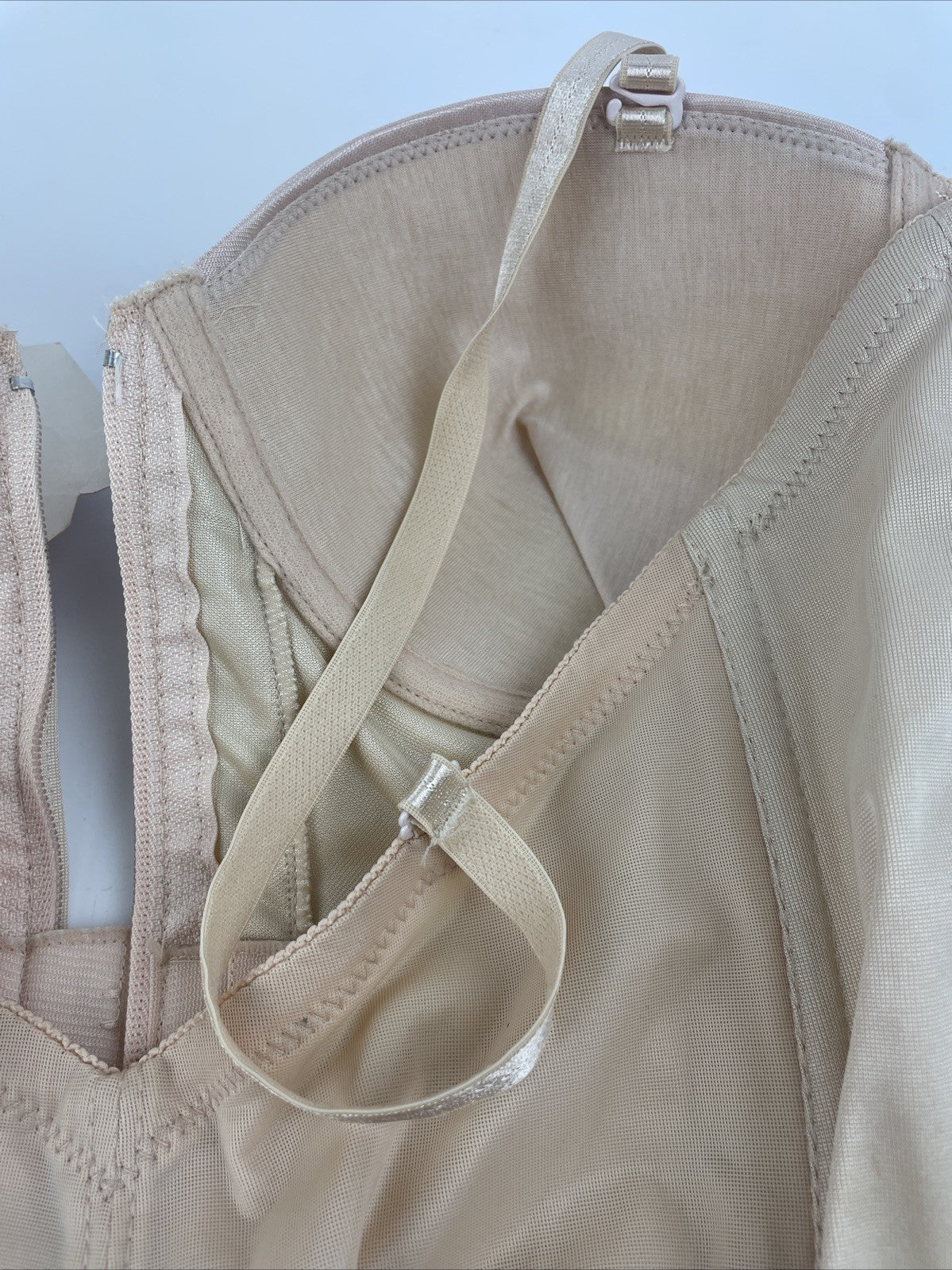 Star Excellent Colombian Shapewear Vest Waist Trainer Corset Cup Size 36 D Beige