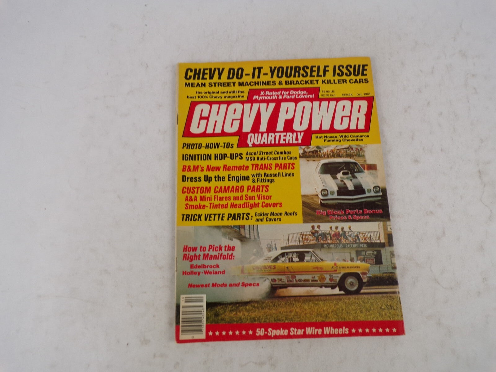 December 1981 Chevy Power Chevy Do-It-Yourself Issue Mean Street Machines & Brac