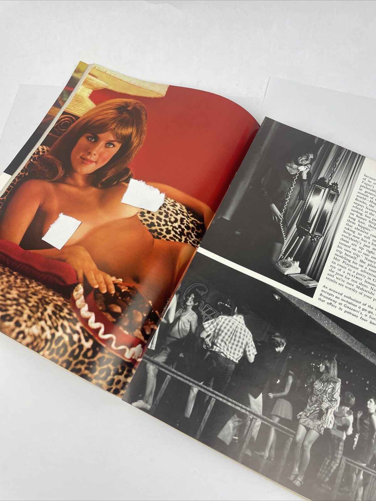 Vintage Playboy Magazine February 1968 Miss Nude Universe Jim Brown Interview