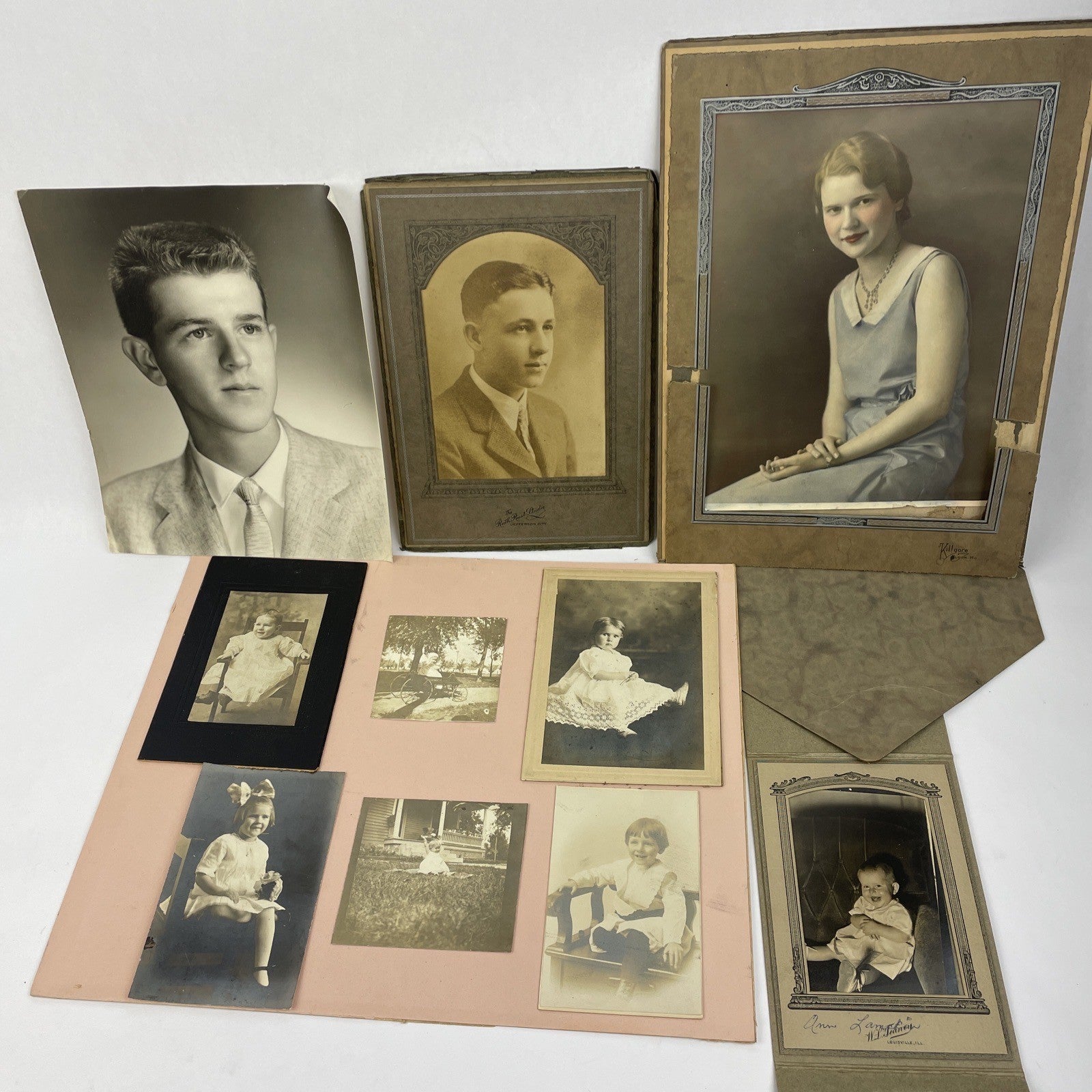 10 x Lot Antique Daguerreotype & Tin Type Ferrotype Portrait Photographs 1800s