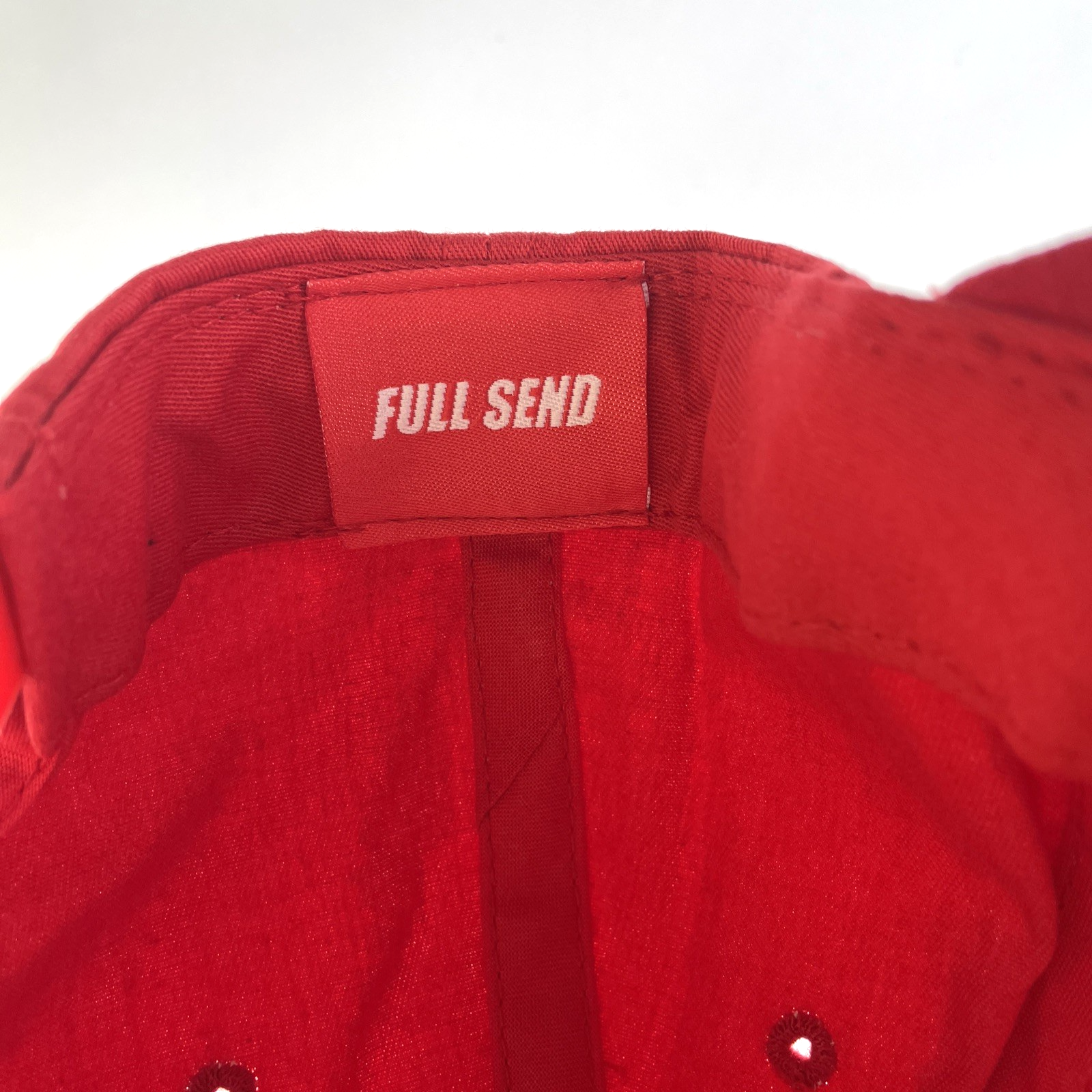 Full Send Red Snapback The Classic by Yupoong Nelk Boys FSG-70-1773-RED-OS OSFA