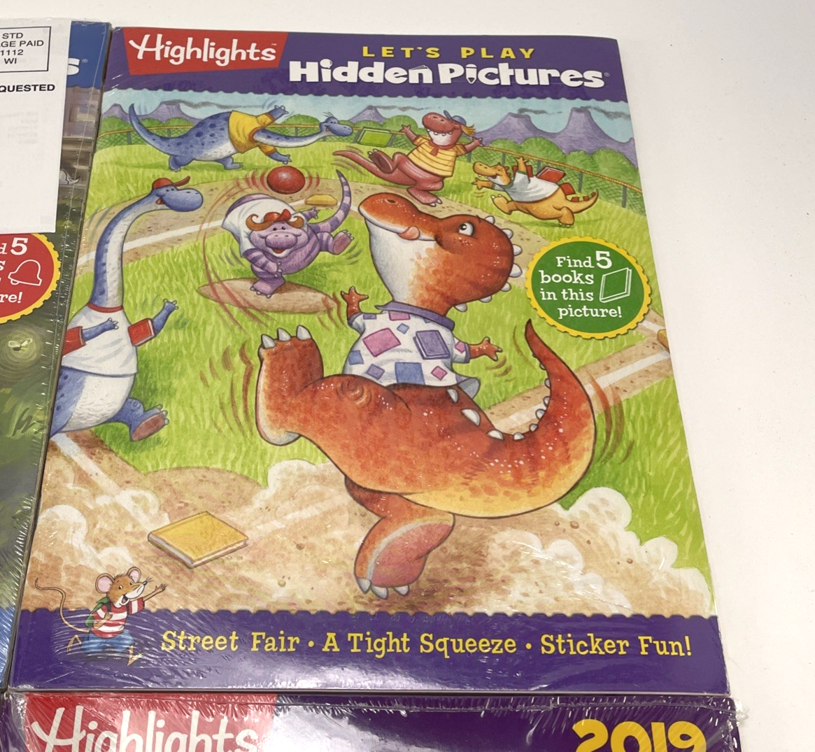 Highlights Let's Play Hidden Pictures Puzzles Books Lot of 4 - Brand New Sealed
