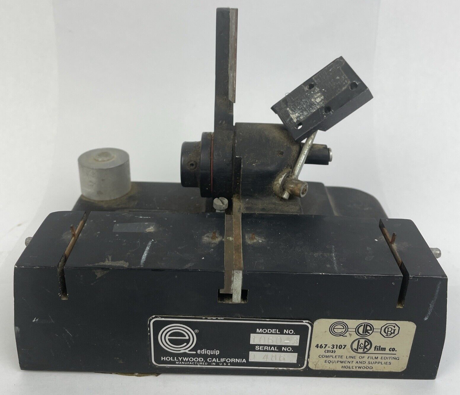 VINTAGE QTS EDIQUIP HOLLYWOOD CUT FILM SPLICER as is for parts or repair LOOK