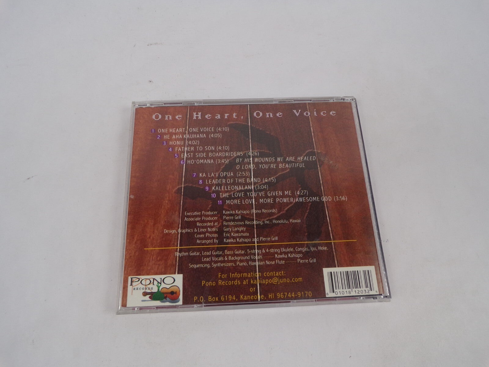 David "Kawika" Kahiapo One Heart One Voice He Aha Kauhana Honu Father To CD#69