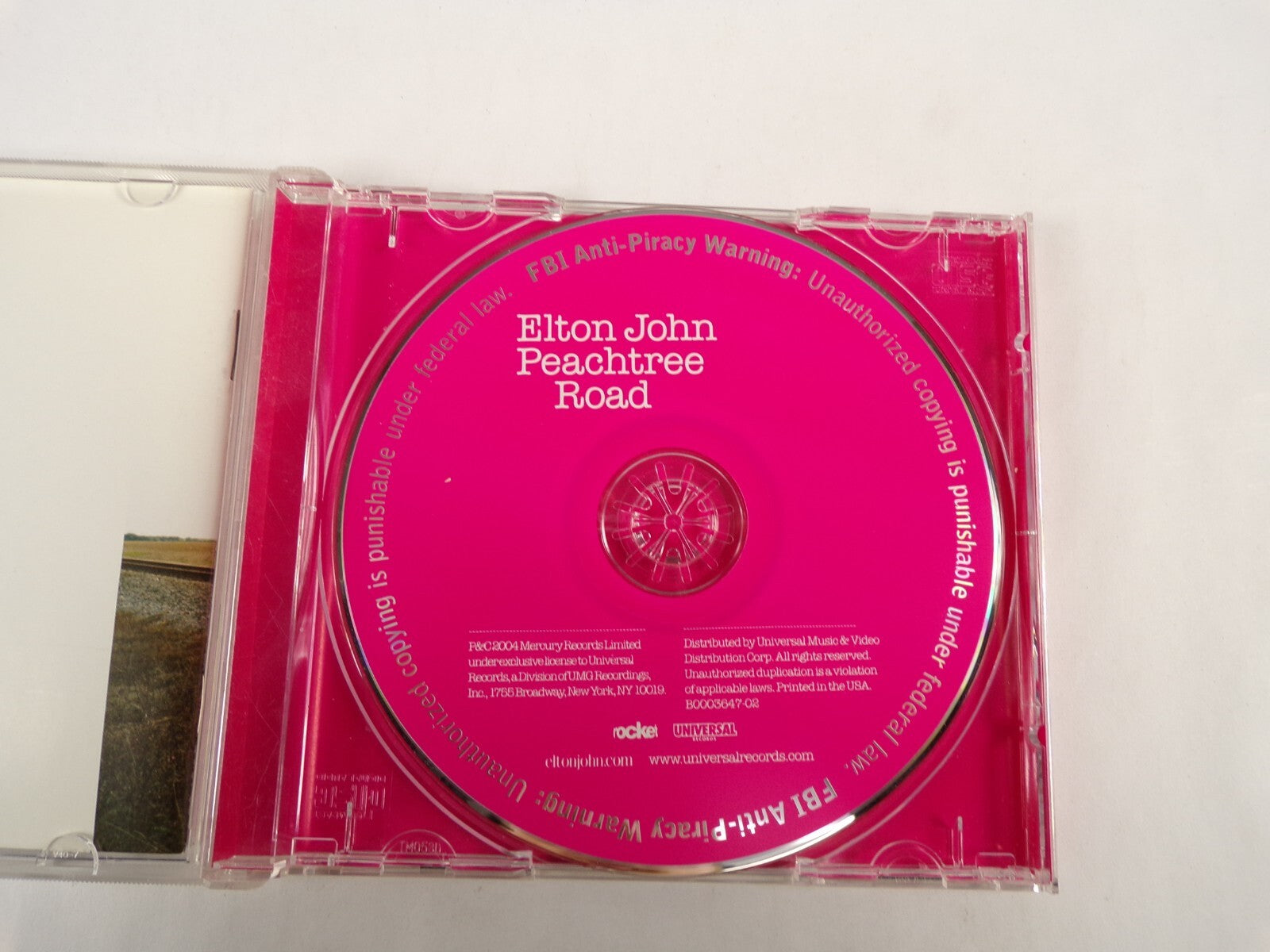 Elton John Peachtree Road Weight Of The World Too Many Tears CD#54