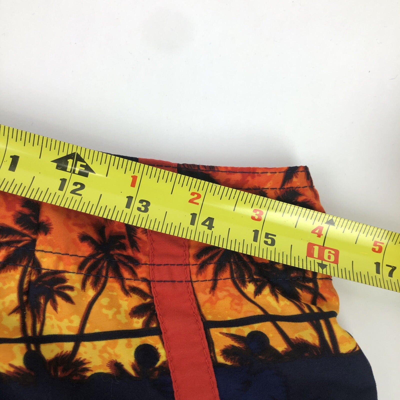 Corona Summer surf Swim Trunks ShortsBlue Palm Tree Graphic Beer Surf -Very Rare