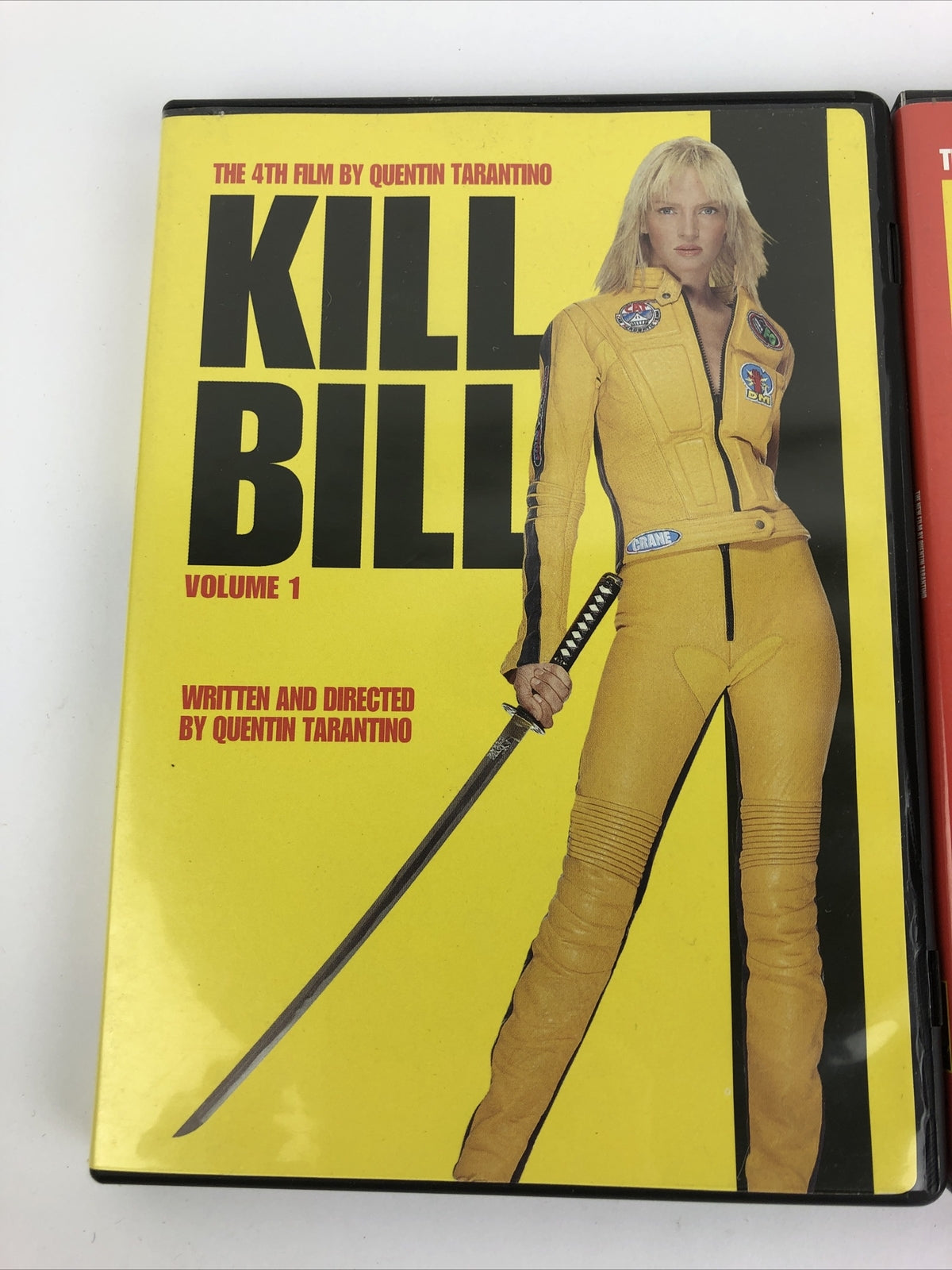 Kill Bill Vol 1 and Vol 2 DVDs Quentin Tarantino Uma Thurman Lucy Liu Mint Disc