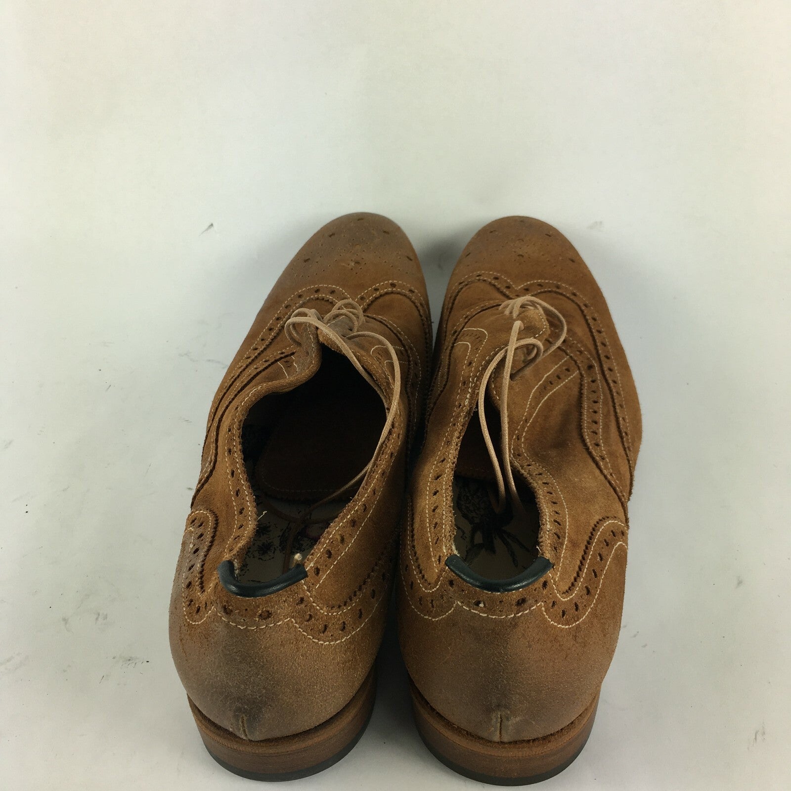 Genuine Paul Smith Stylish Brogue Style Brown Shoes for Men Size 9 1⁄2