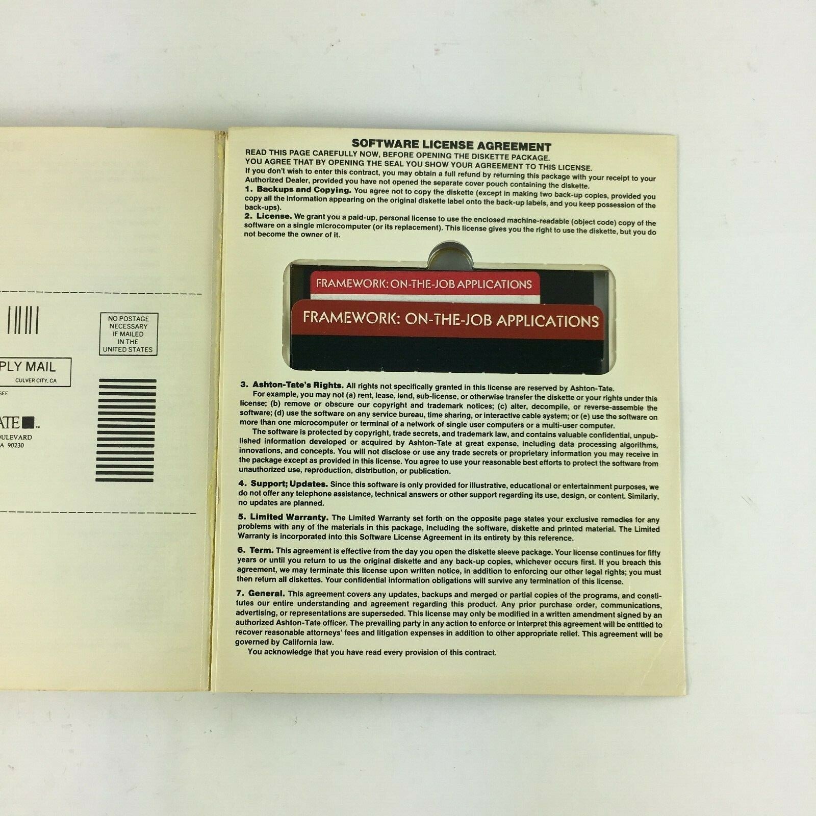Framework; On the Job Applications IBM PC Software Frame Work Expert Systems