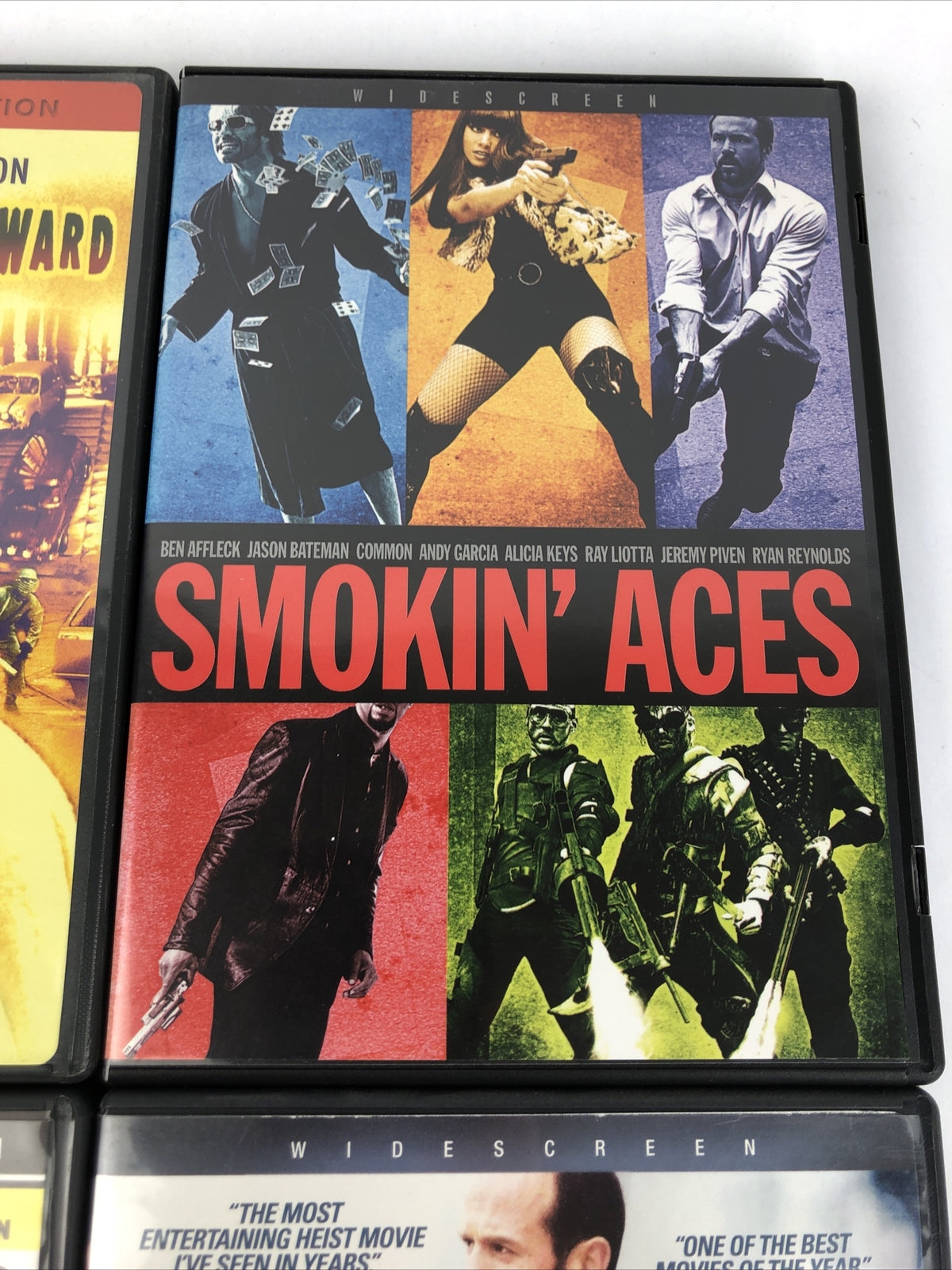 4 x Awesome Action Movies Smokin Aces, Layer Cake, The Bank Job, The Italian Job