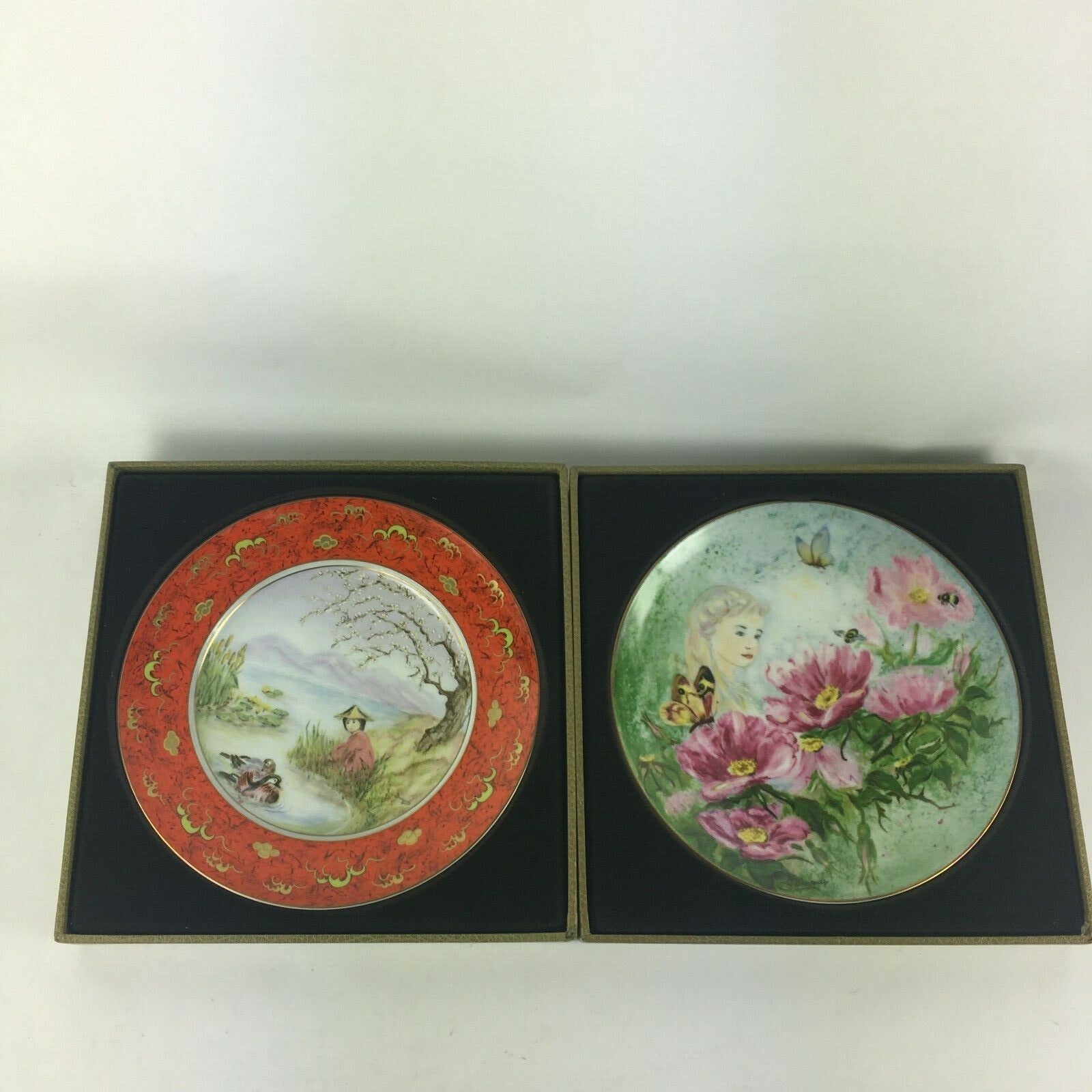 Anna Perenna Chun Li At The Pond June Dream Plates Carol C.Burgues Irving Carl