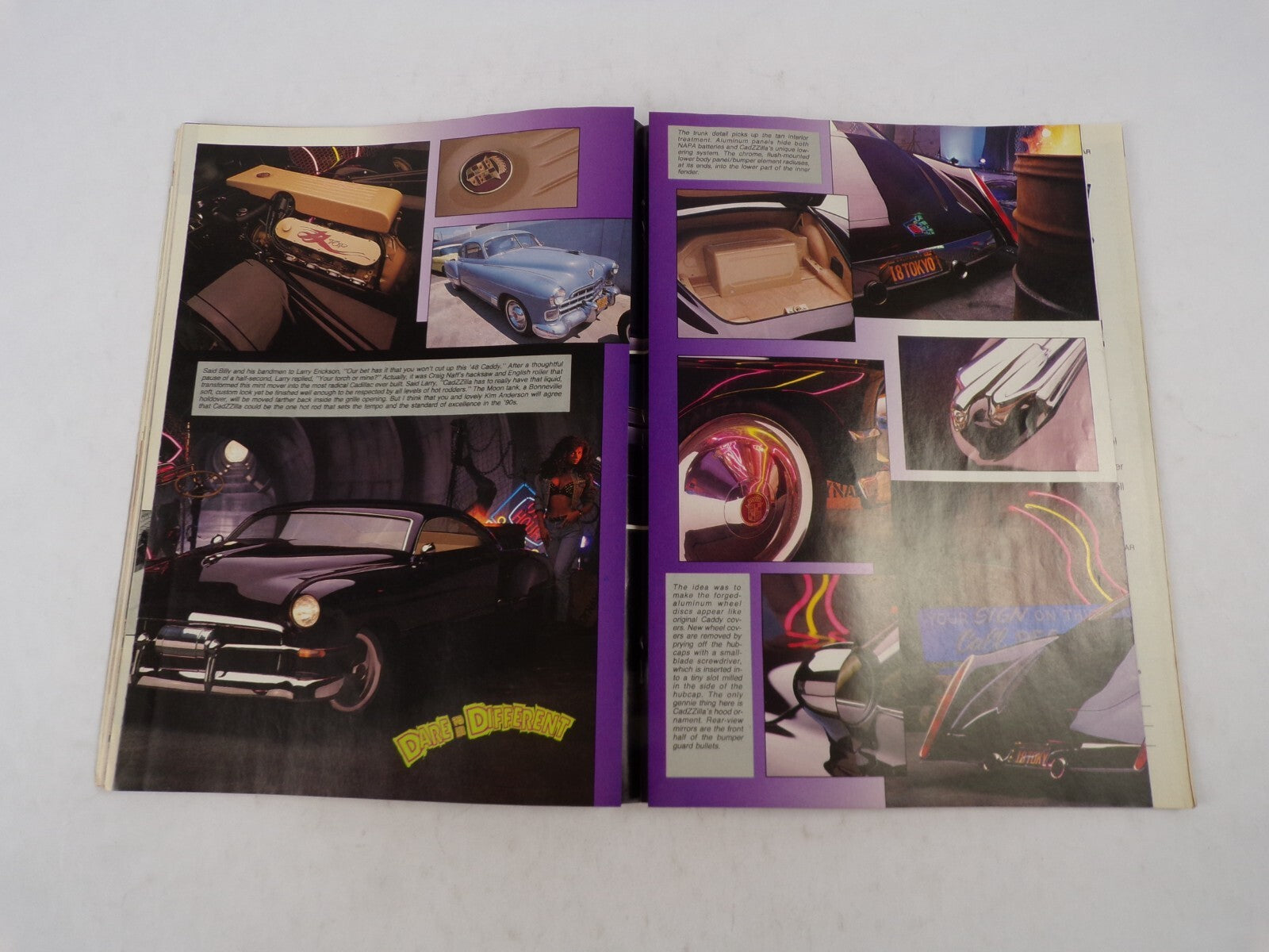 July 1991 Hot Rodding Magazine Dare To Be Different ZZ Top Autographed Centerfo