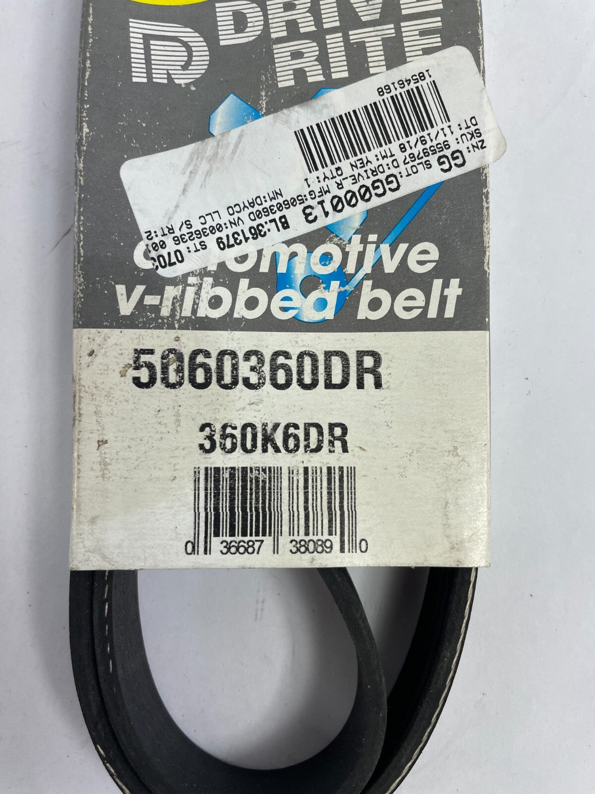 OEM Dayco 5060360DR 360K6DR Check Belt Tensioner