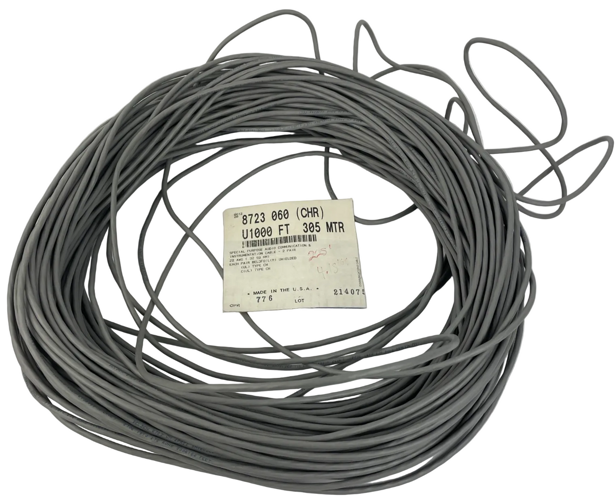 Belden 22/2Pr Stranded TC Audio, Control, Instrument Cable Approx 225ft 8723-060