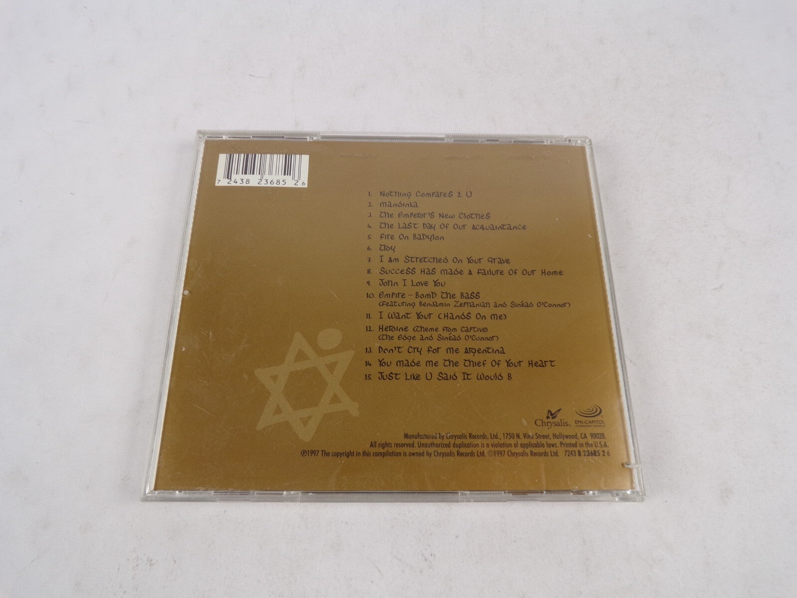 So Far The Best Of Smead O'Connor Nothing Compares 2 U Mansinka The Empera CD#19