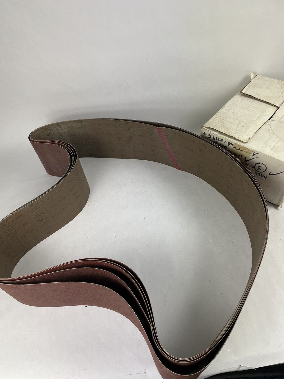 Lot of 4: SIA Sander Sleeve Belts 9" x 20" 150 Grit + 120 Grit