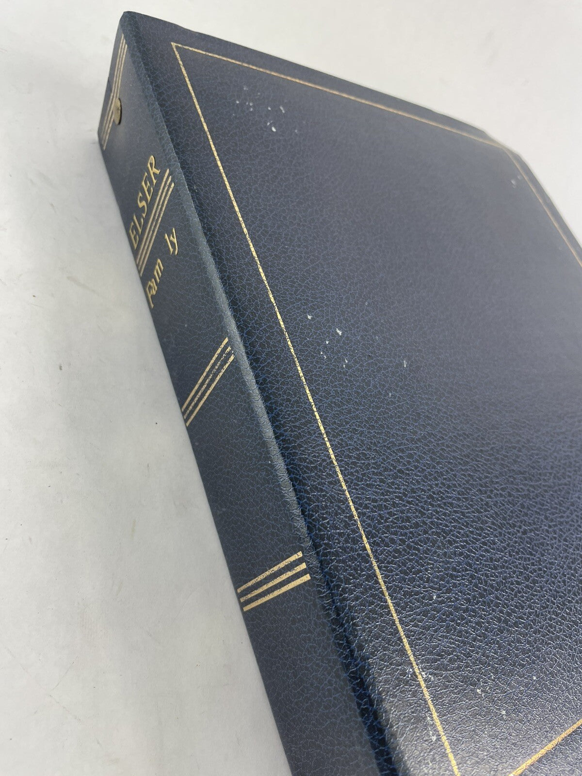 Antique Photo Album Portraits 1920-1940's Elder Family clipping biography