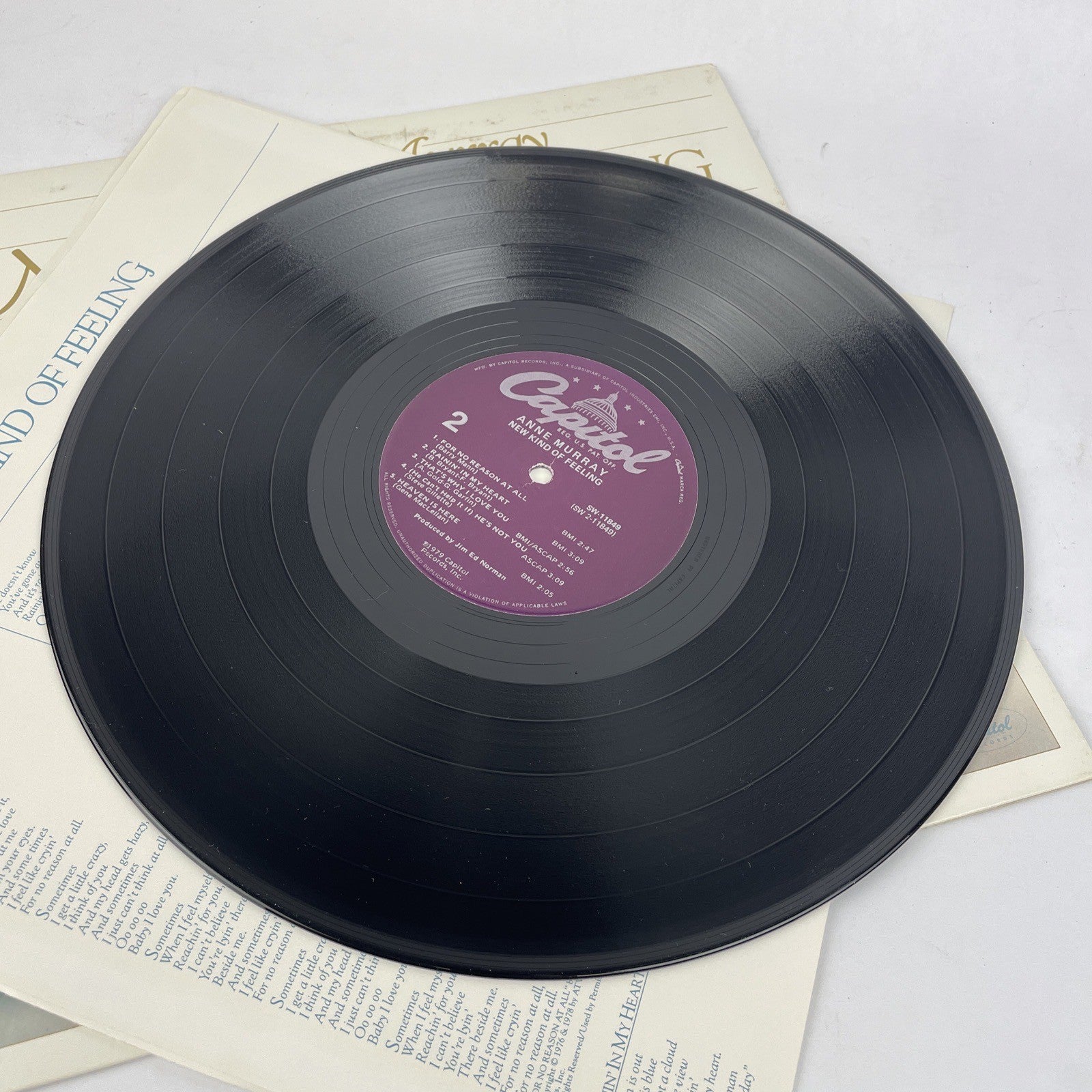 Anne Murray - New Kind of Feeling Orig Capital 12" Vinyl LP 1978 Capitol Records