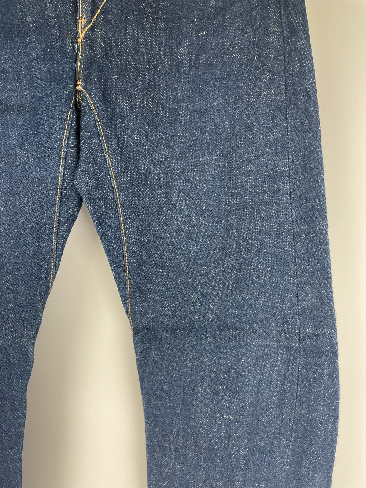 Vintage Levi's Hemp Cotton Jeans 26 x 32 USA Made Red Stencil Tag Dark Wash RARE