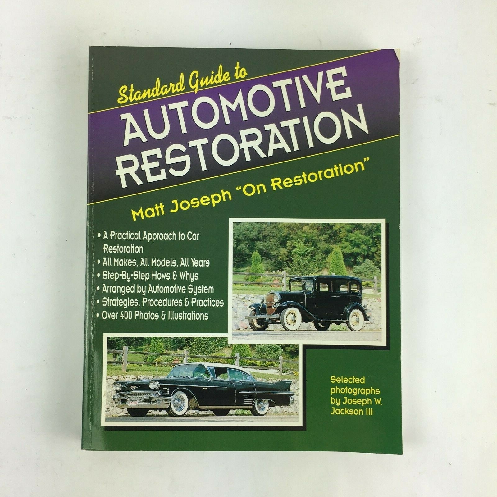 Automotive Restoration Matt Joseph "On Restoration" Over 400 Photos&illustration