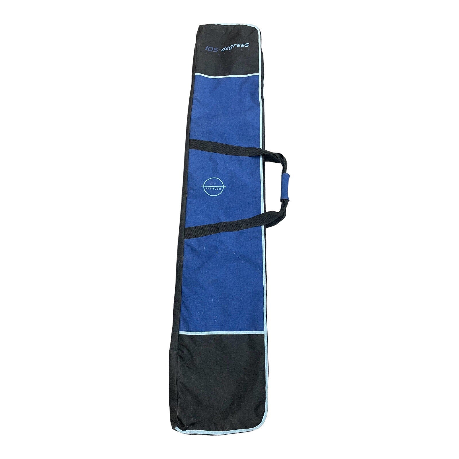 HEAVY  DUTY 105 Degree Meridien Ski Bag  Black /Padded Insulated Travel Ski Bag