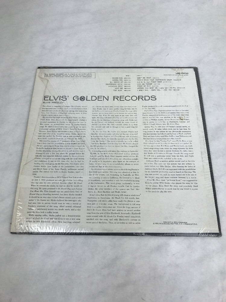 ELVIS PRESLEY - Elvis' Golden Records - 1958 - RCA Victor Label - Mono