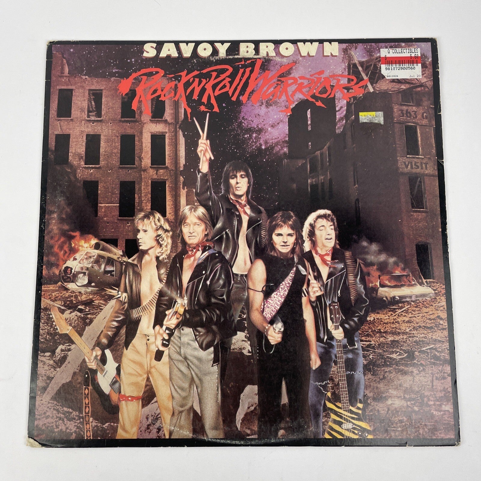 Savoy Brown Rock 'N' Roll Warriors LP -  ST 7002 Tower House Records VINYL