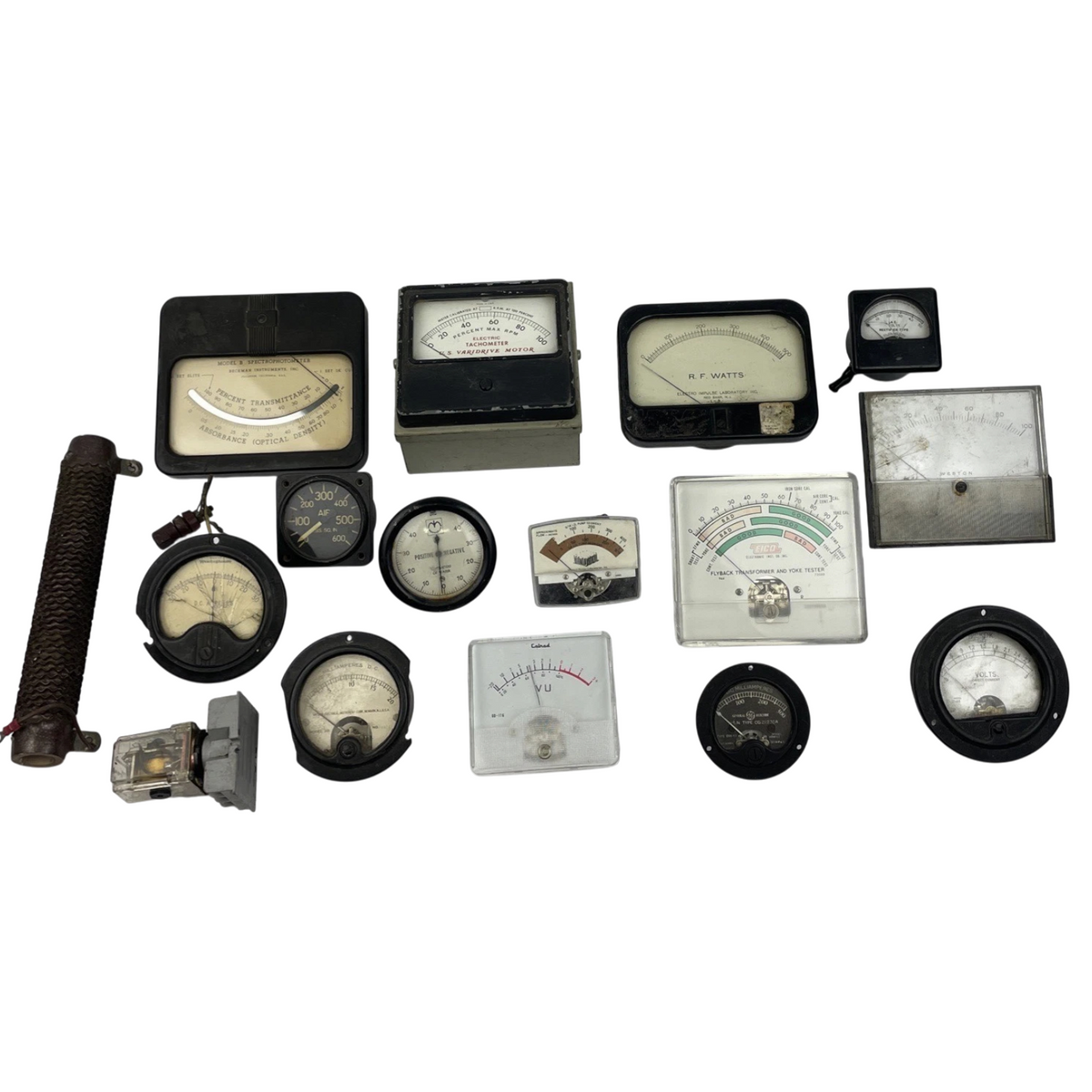 Vintage Lot Regulators and Gauges Meters Steampunk Industrial Simpson Motorola