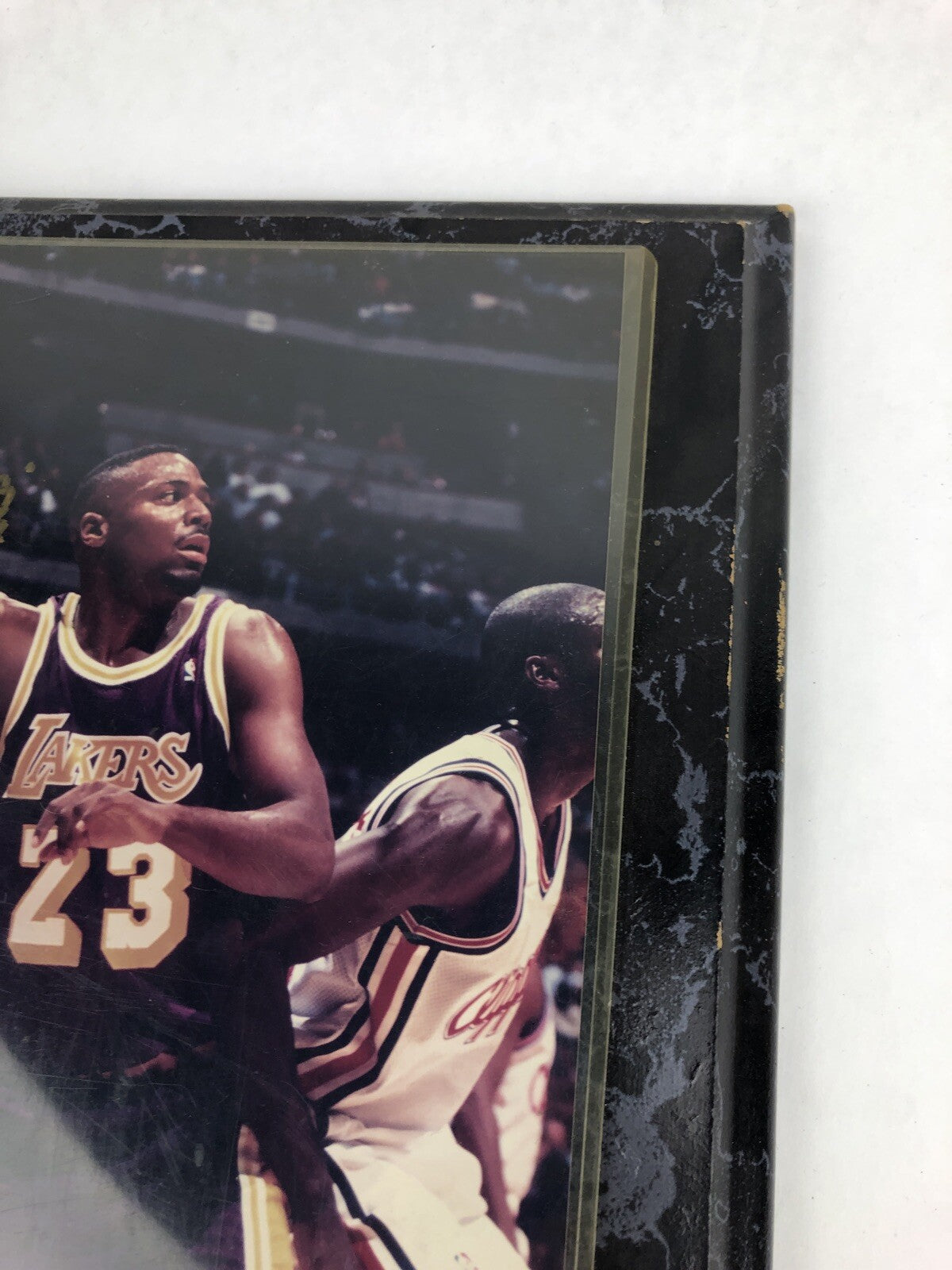 Cedric Ceballos Signed NBA Los Angeles Lakers 8”x10”plaque Photo Auto Autograph