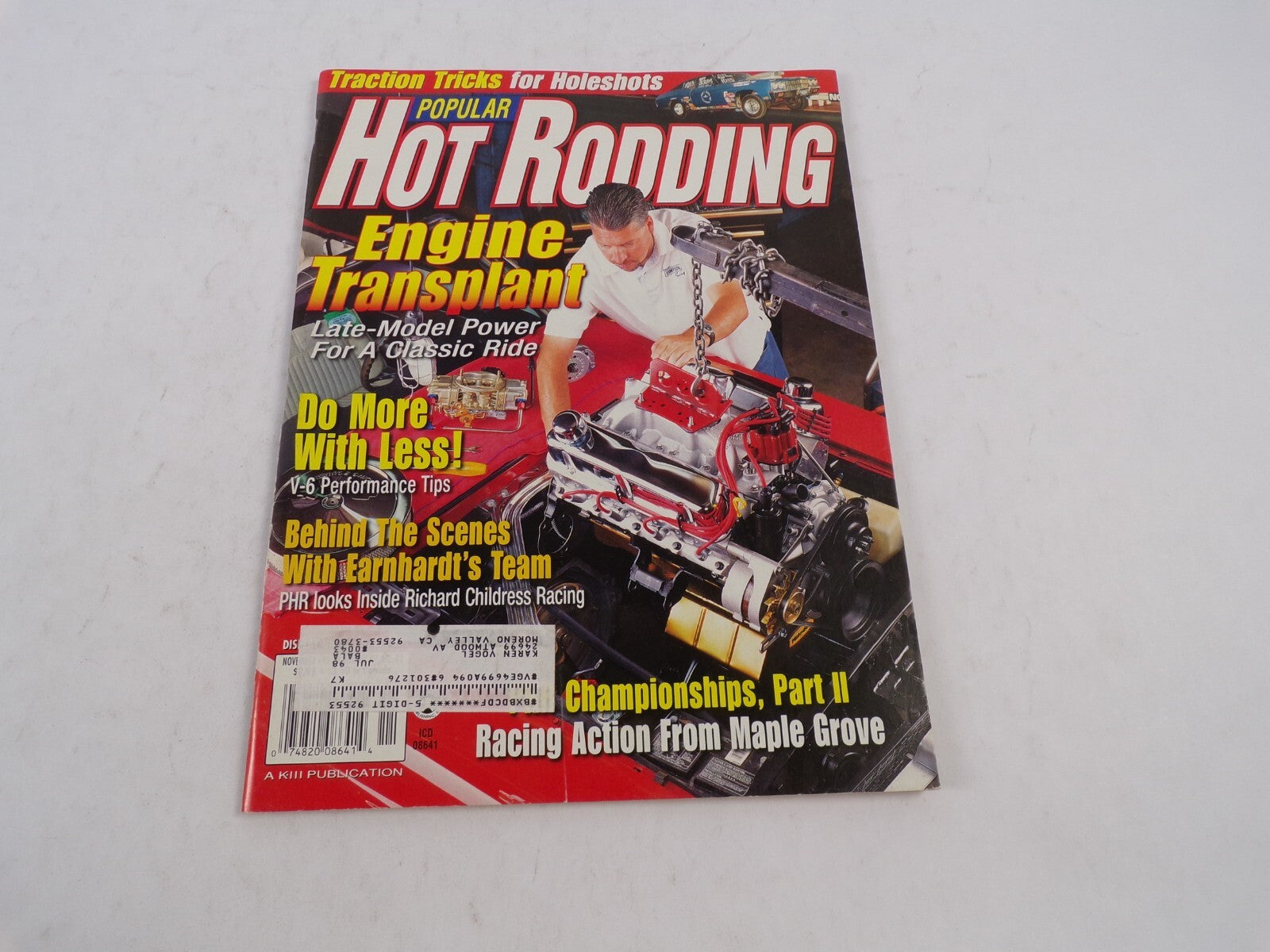 November 1997 Hot Rodding Magazine Engine Transplant Traction Tricks For Holesh