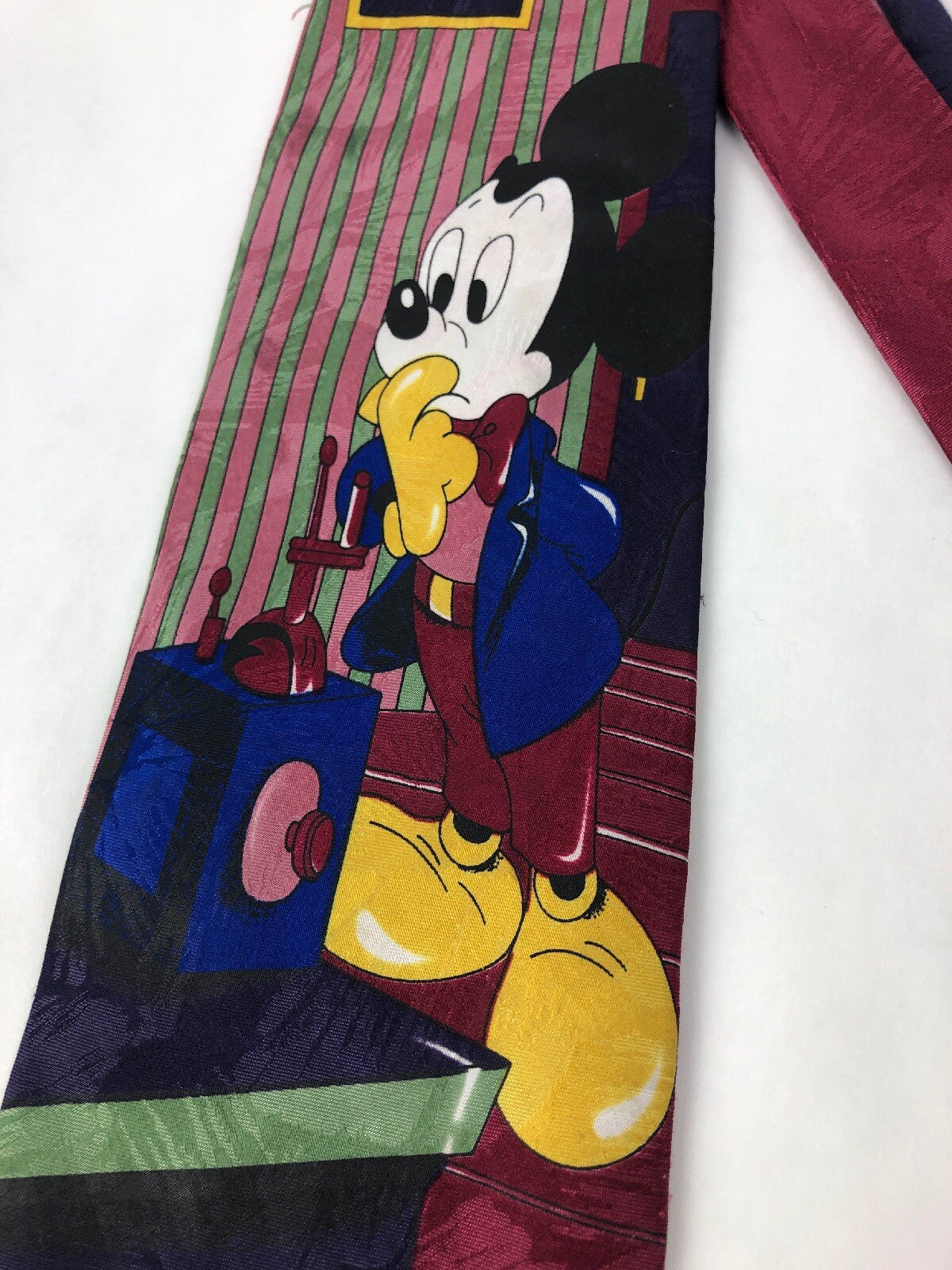 Mickey Unlimited Necktie Tie Mickey Mouse Singing Disney Phone Confused FSTSHP