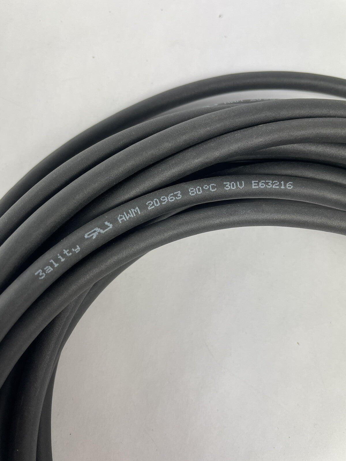 Lemo 10 pin FGG1B FGG.1B FGG Male to Male AWM20963  Multiconductor Cable 32' ft