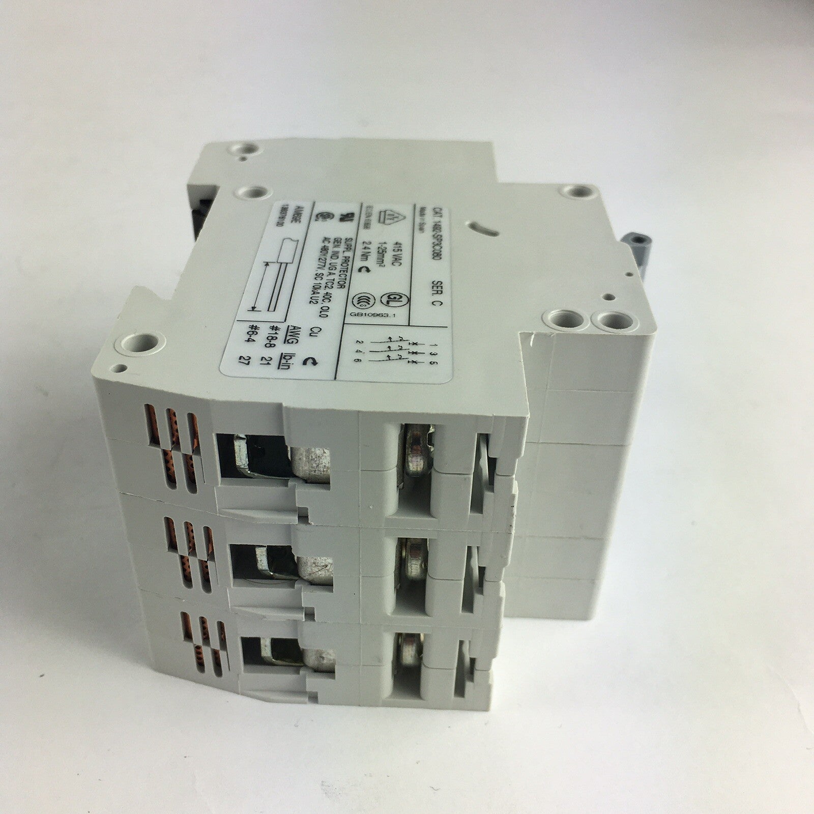 ALLEN BRADLEY 1492-SP3C080 SER. C CURUIT BREAKER