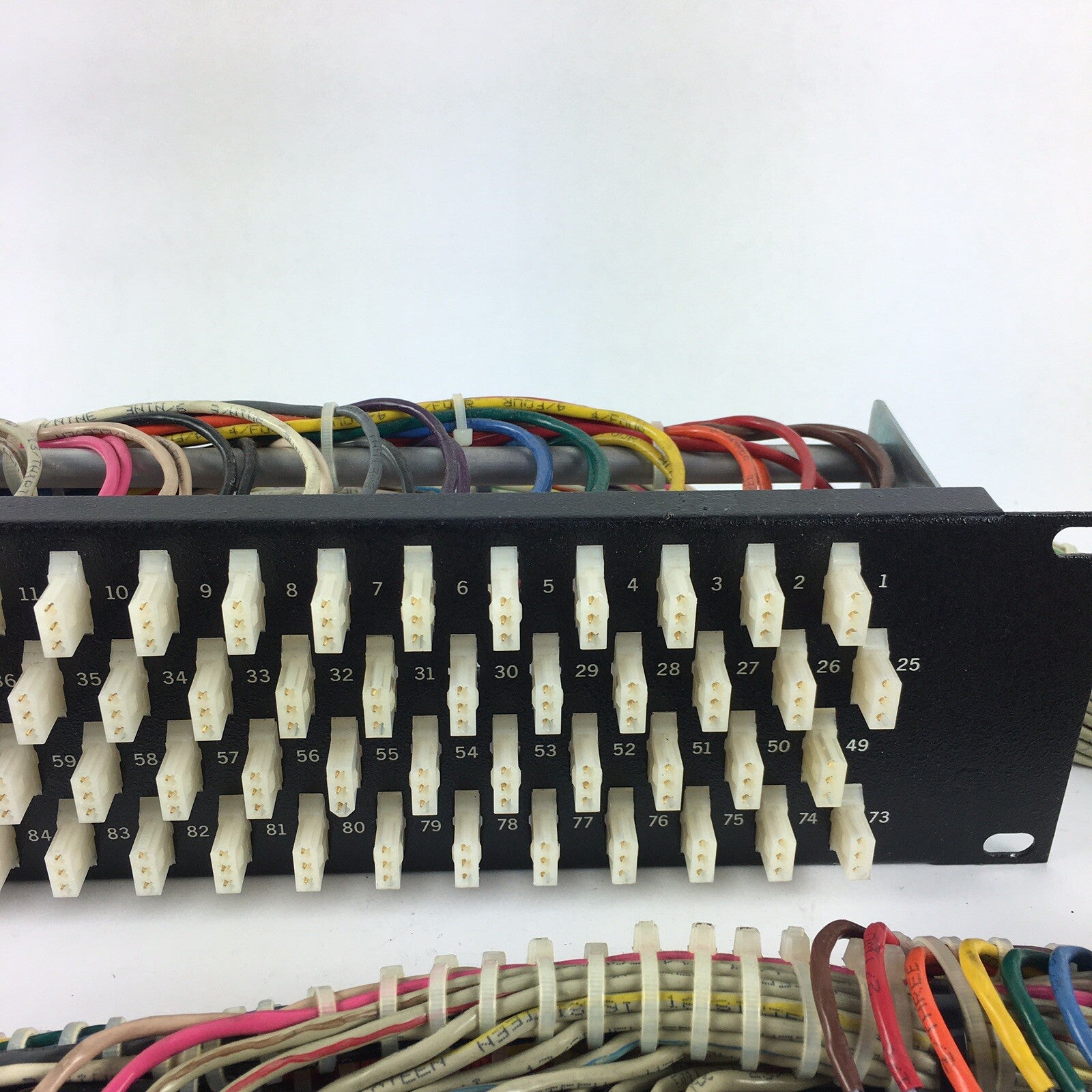 Blue Rean Neutrik TT Bantam 96 Point Patch Bay Wired e3 panel 96 connectors HN